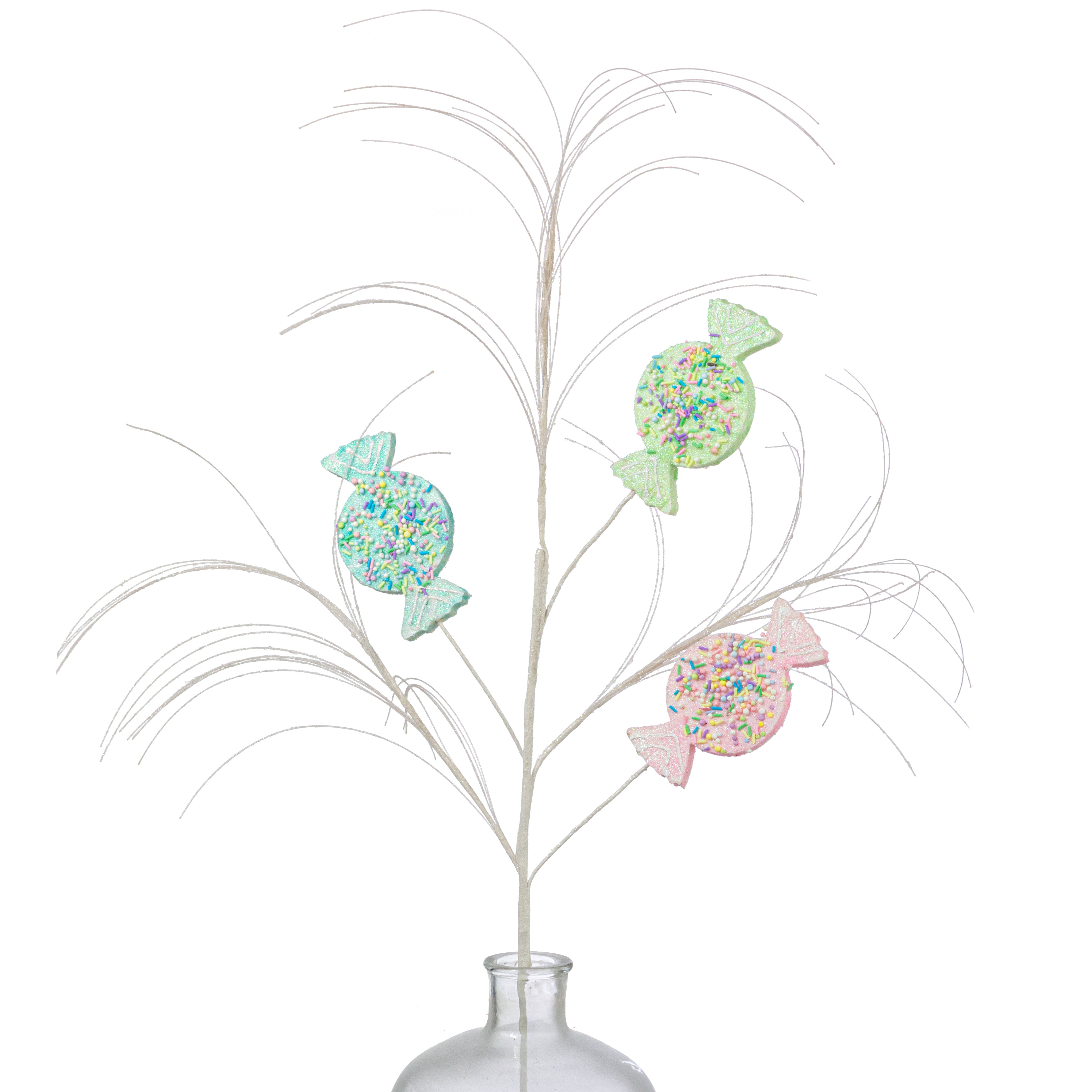 32" Pastel Sprinkle Wrapped Candy Spray