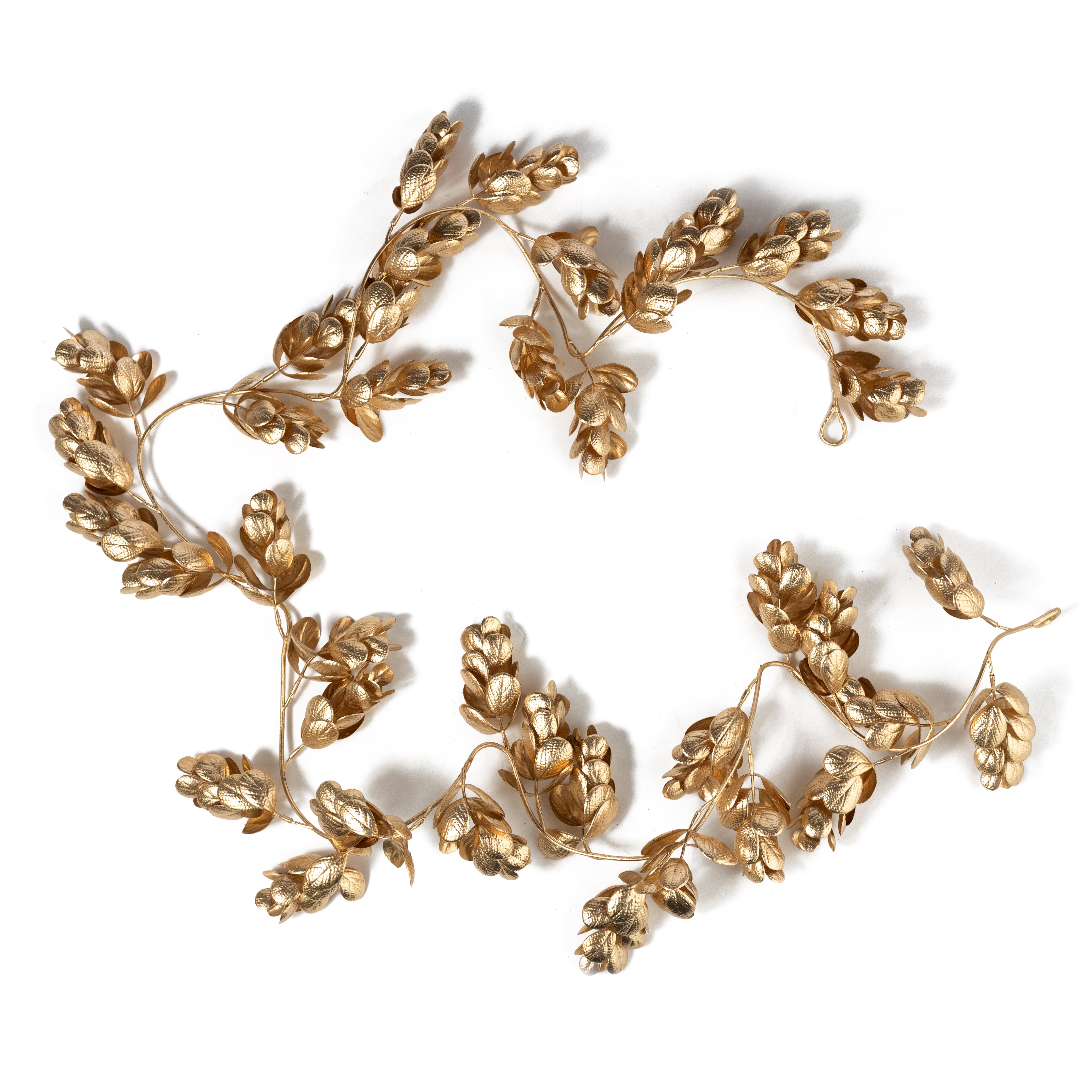 6" Metallic Hops Garland: Gold