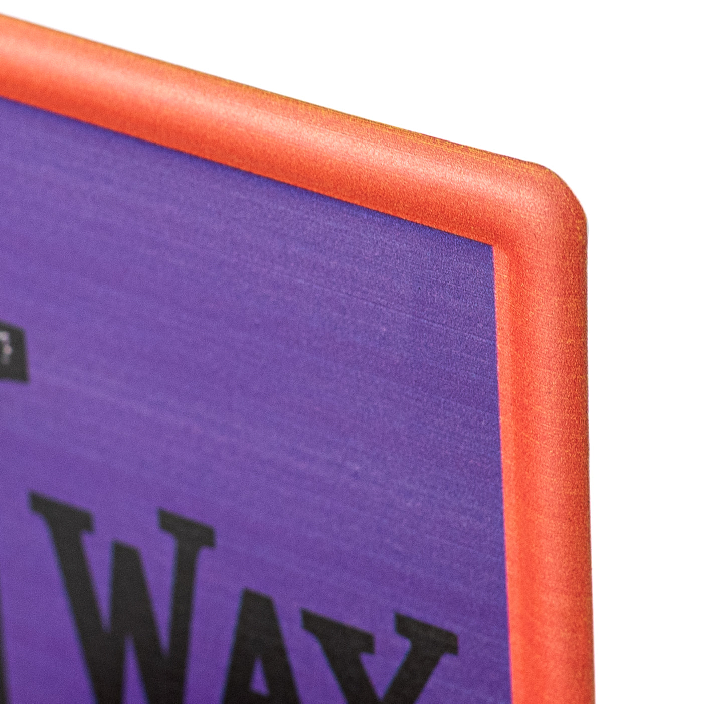 15" Embossed Metal Sign: Witch Way Street Sign