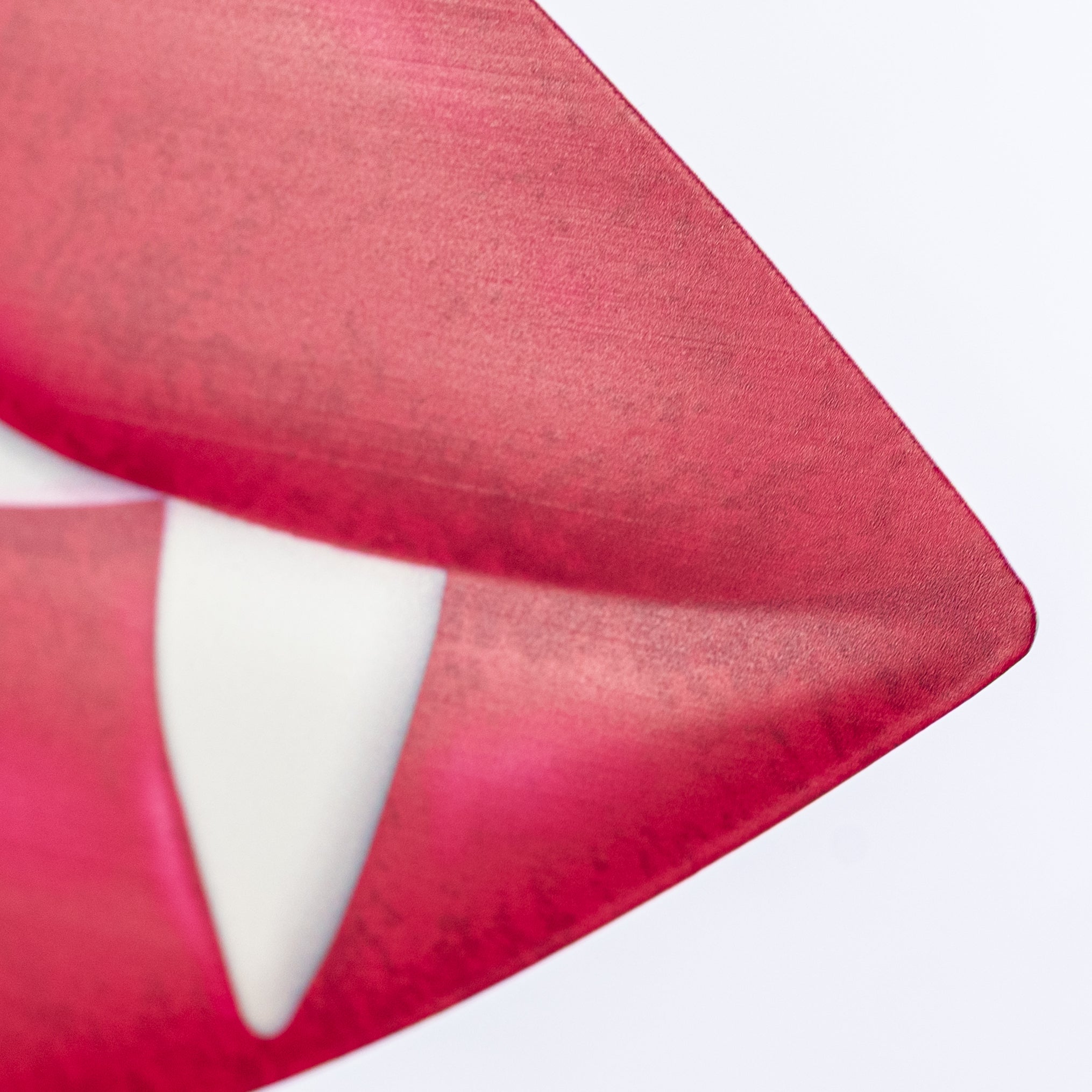 12" Metal Embossed Hanger: Hot Pink Vampire Lips
