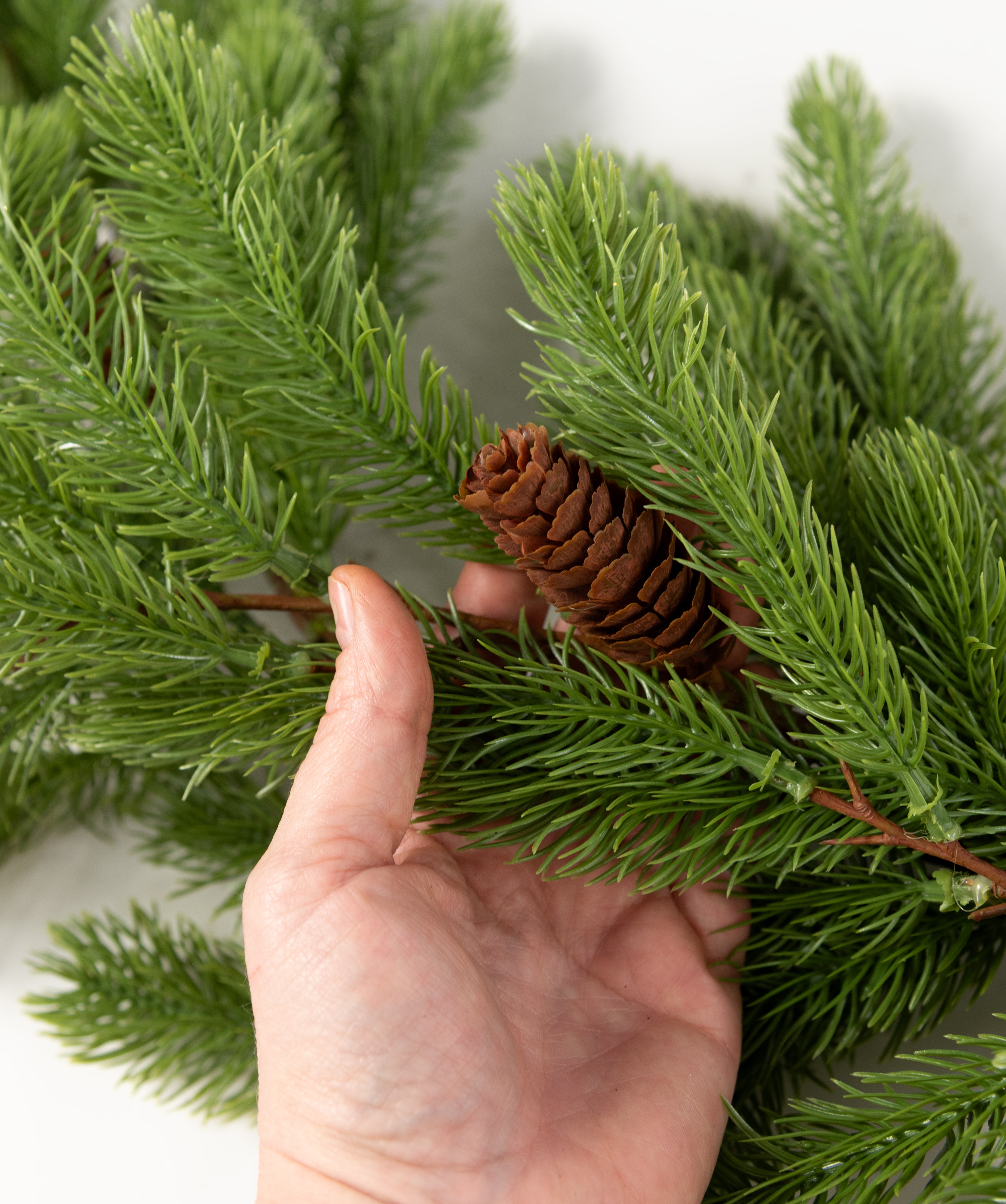65'' Deluxe Pine & Pinecone Garland: Evergreen