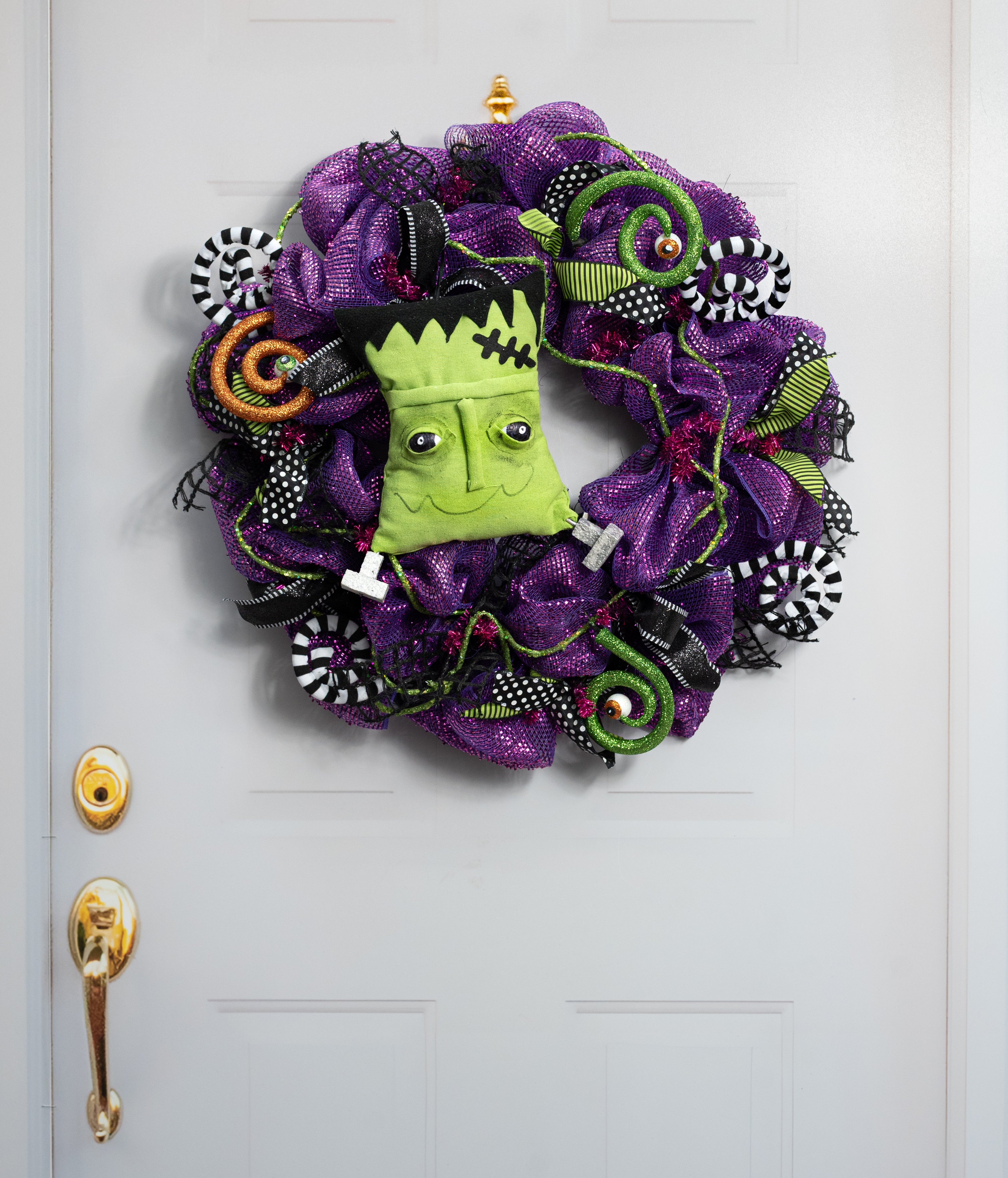 10" Canvas Frankenstein Ornament