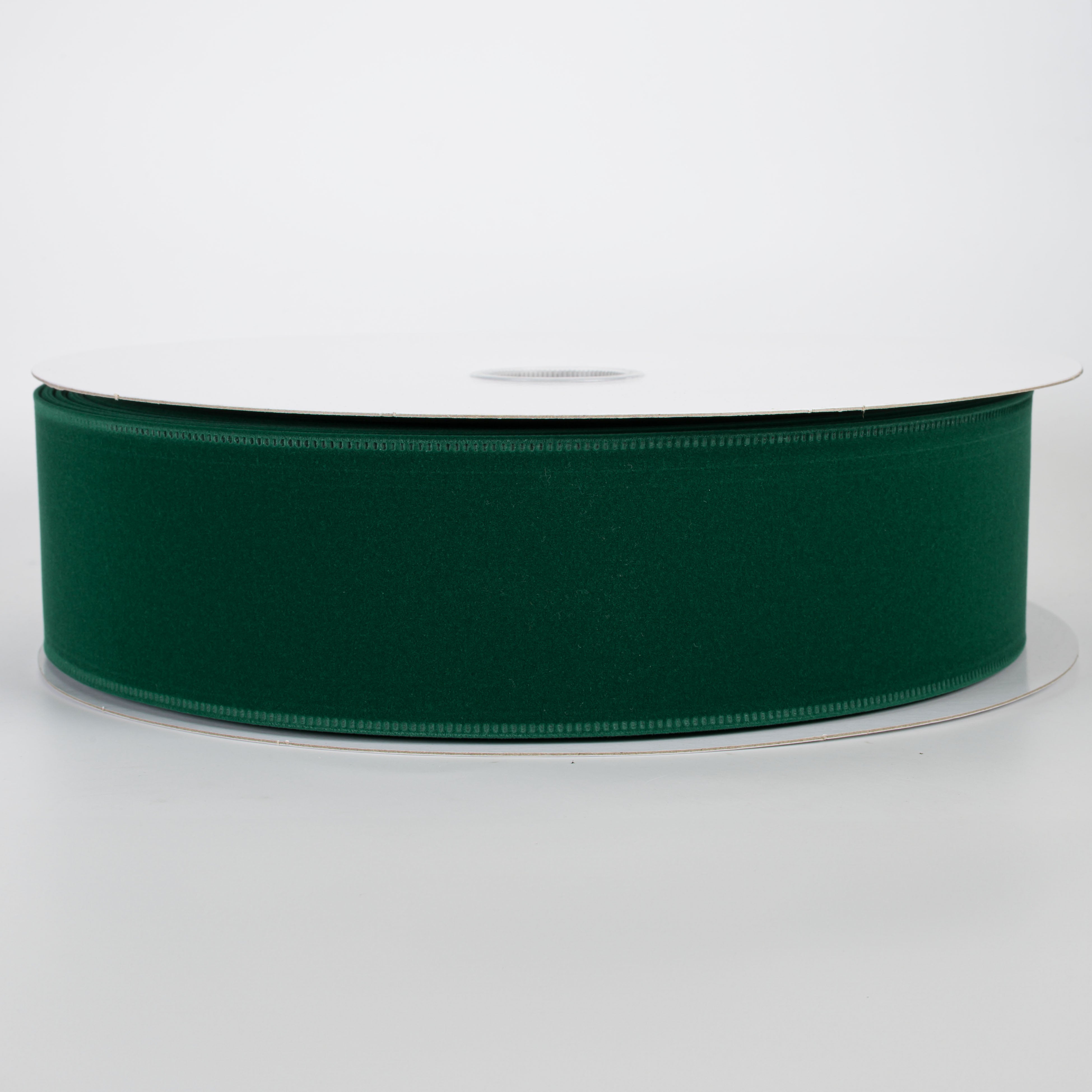 2.5" Value Velvet Ribbon: Emerald Green (50 Yards)