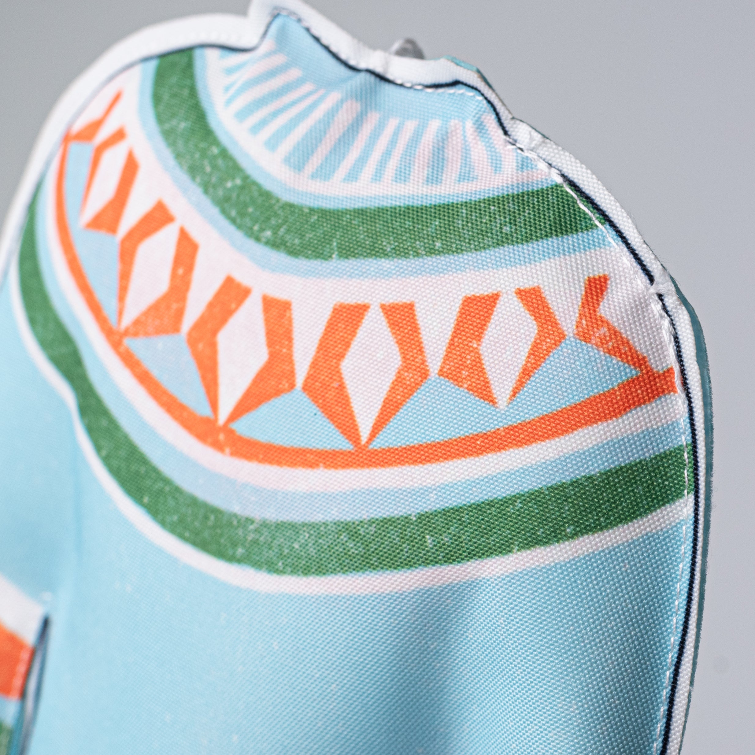 8" Fabric Sweater Ornament: Ice Blue
