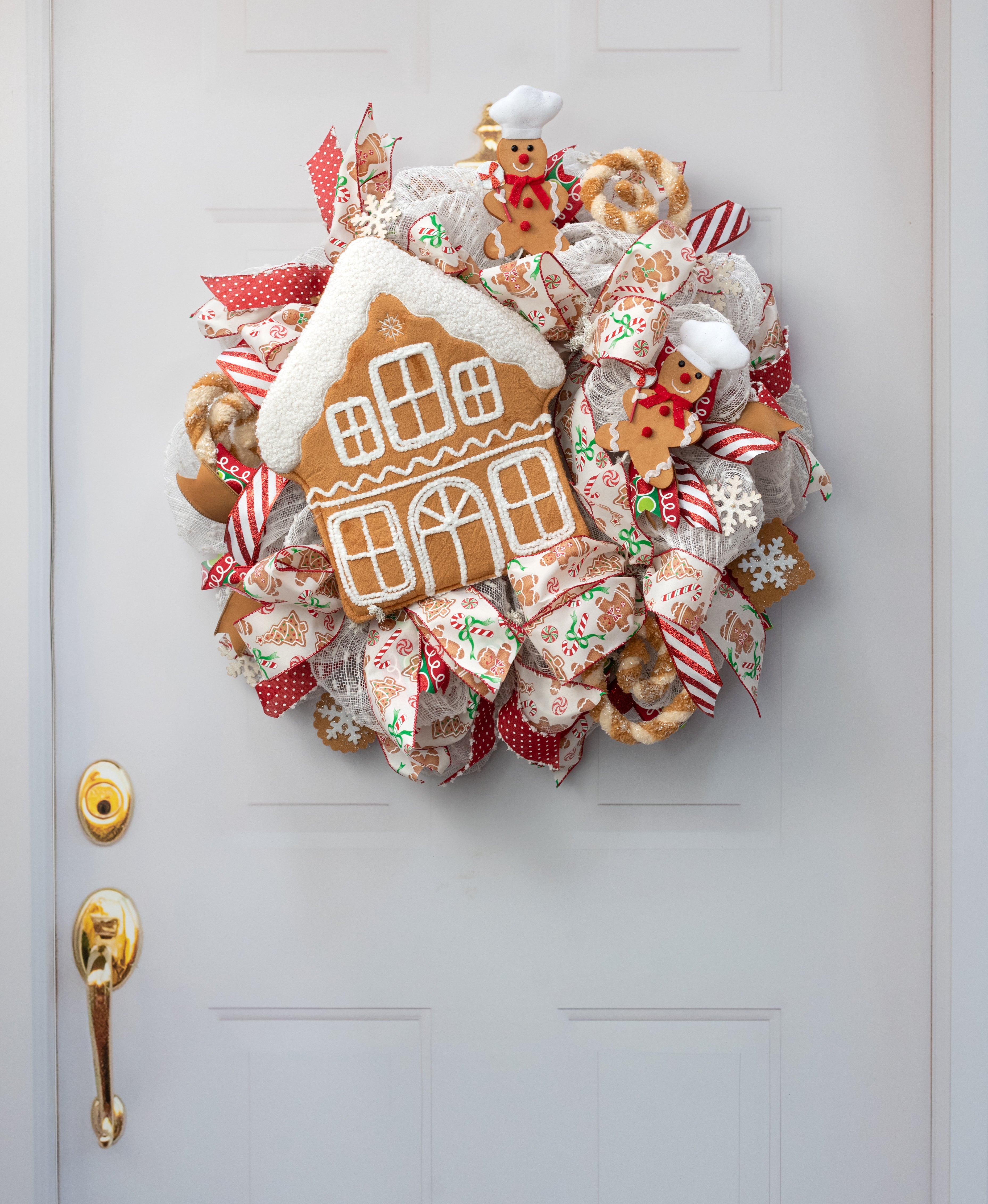 14" Plush Gingerbread House Ornament