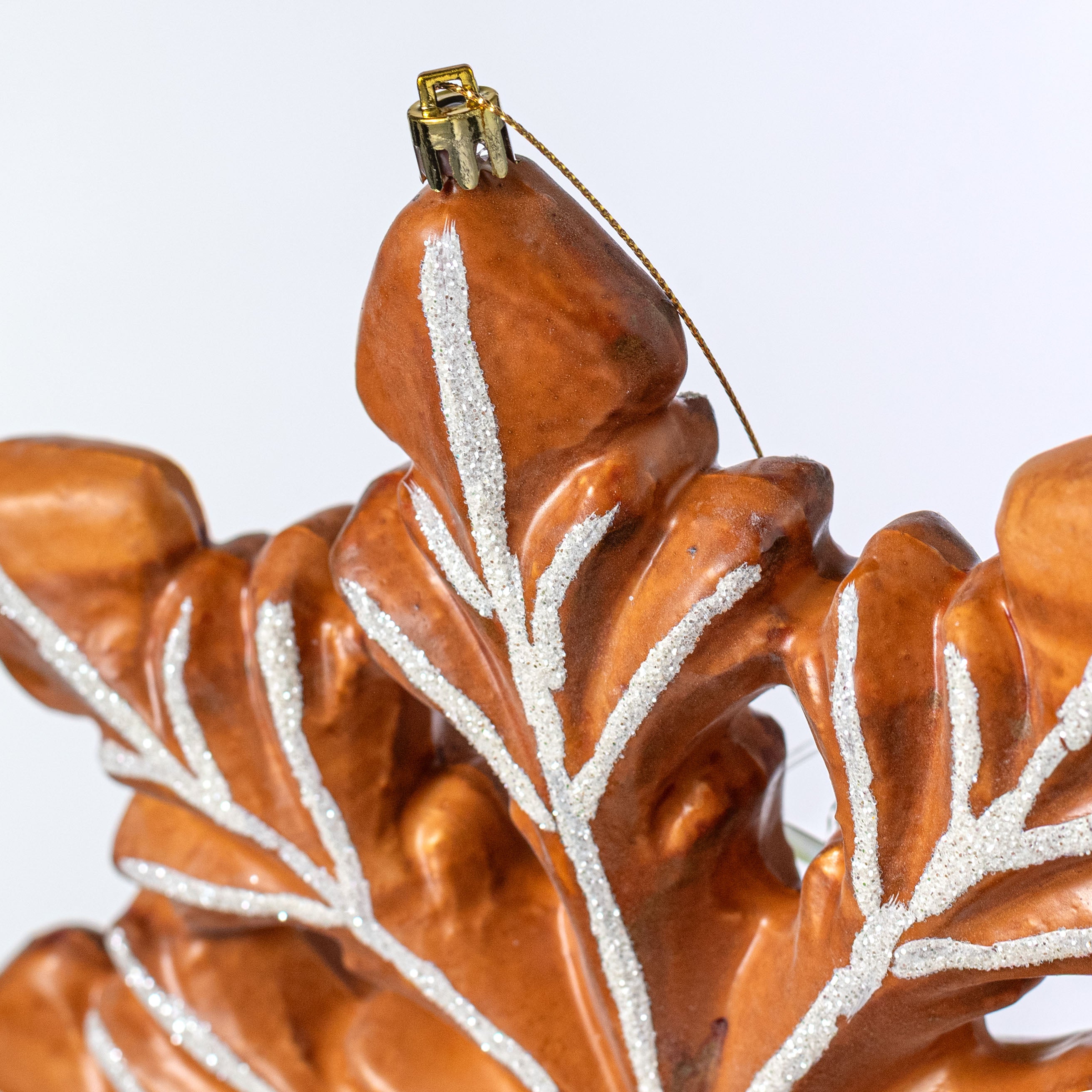 10" Gingerbread Snowflake Cookie Ornament