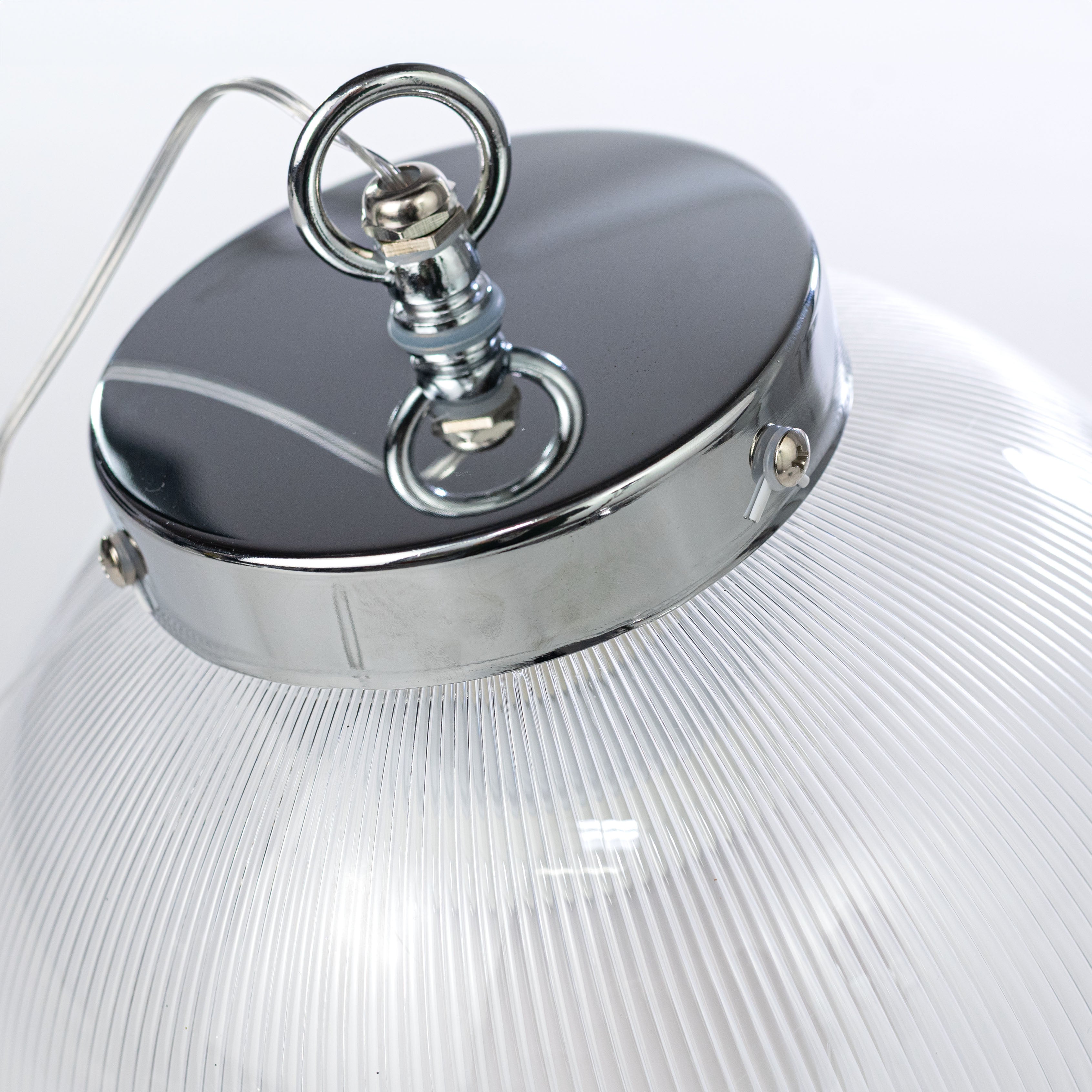 10" Borealis Ball Lighted Ornament: Clear & Warm Flare