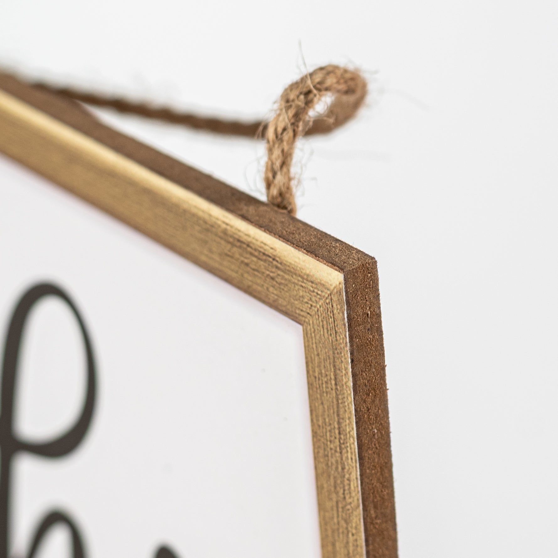 12" Wooden Sign: Faith Heart