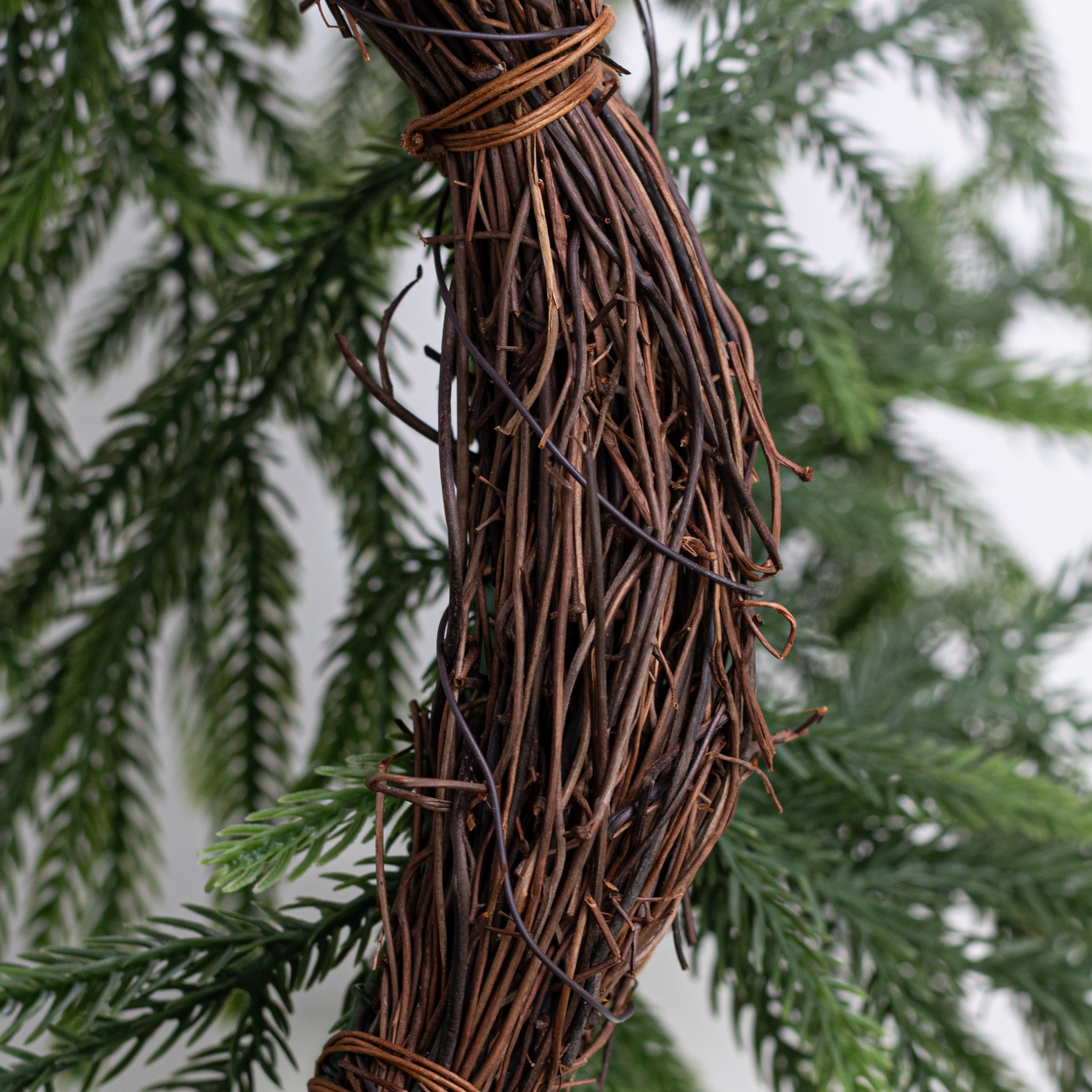 30" Soft-Touch Norfolk Pine Wreath (54 Tips)