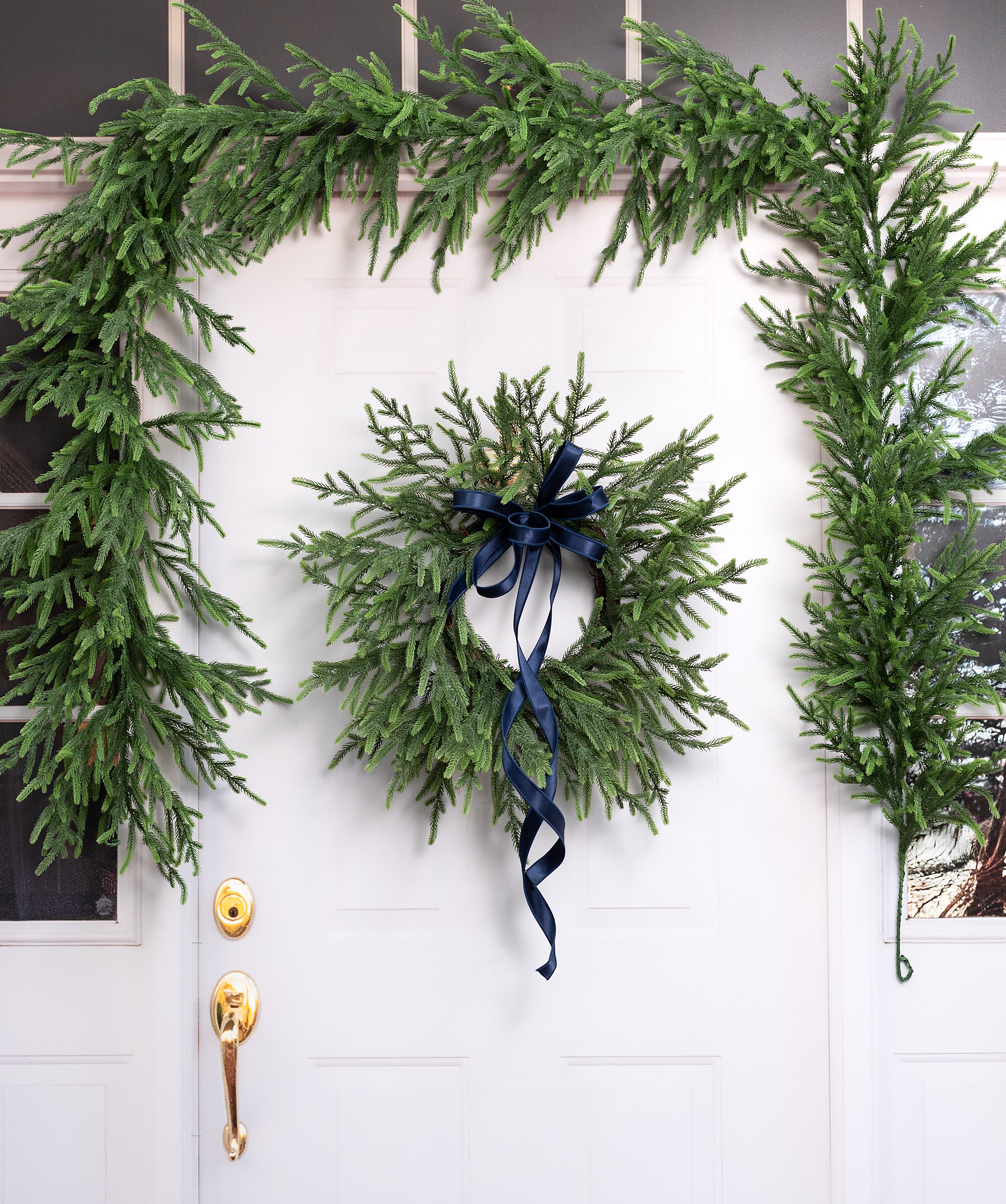 9' Norfolk Pine Garland (180 Tip)