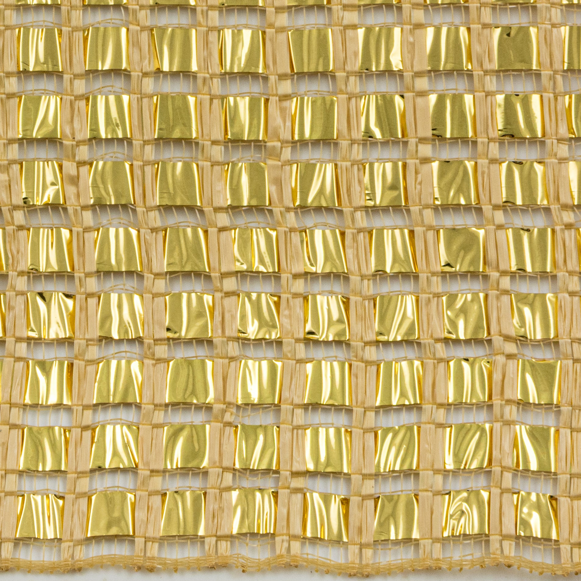 10" XL Wide Foil Metallic Mesh: Gold