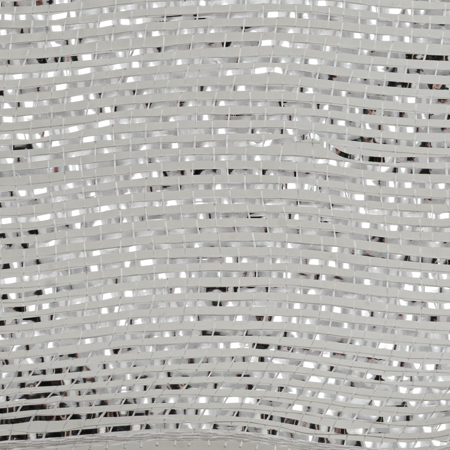 10" All Foil Metallic Mesh: Silver