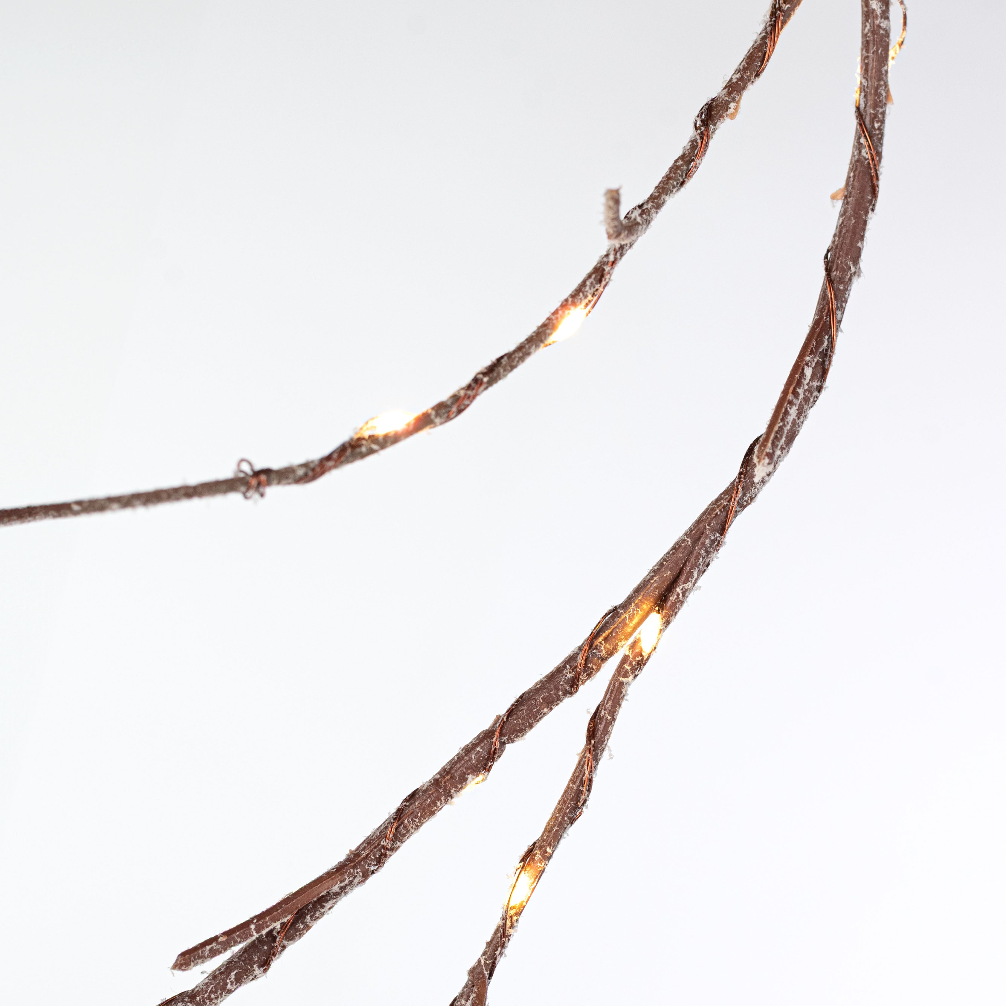 72" Warm White Lighted Snow Branch (80 Micro LEDs - AC Power)