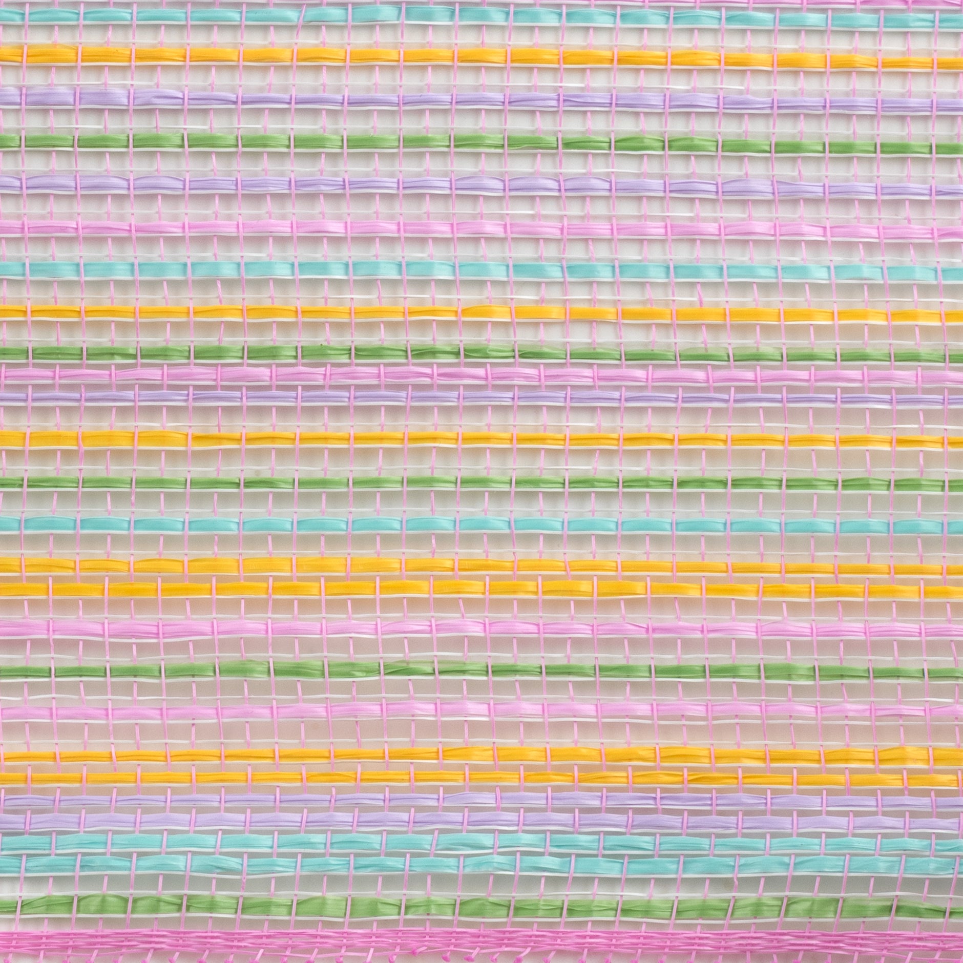 10" Vertical Wide Strip Striation Mesh: Multicolor Pastels