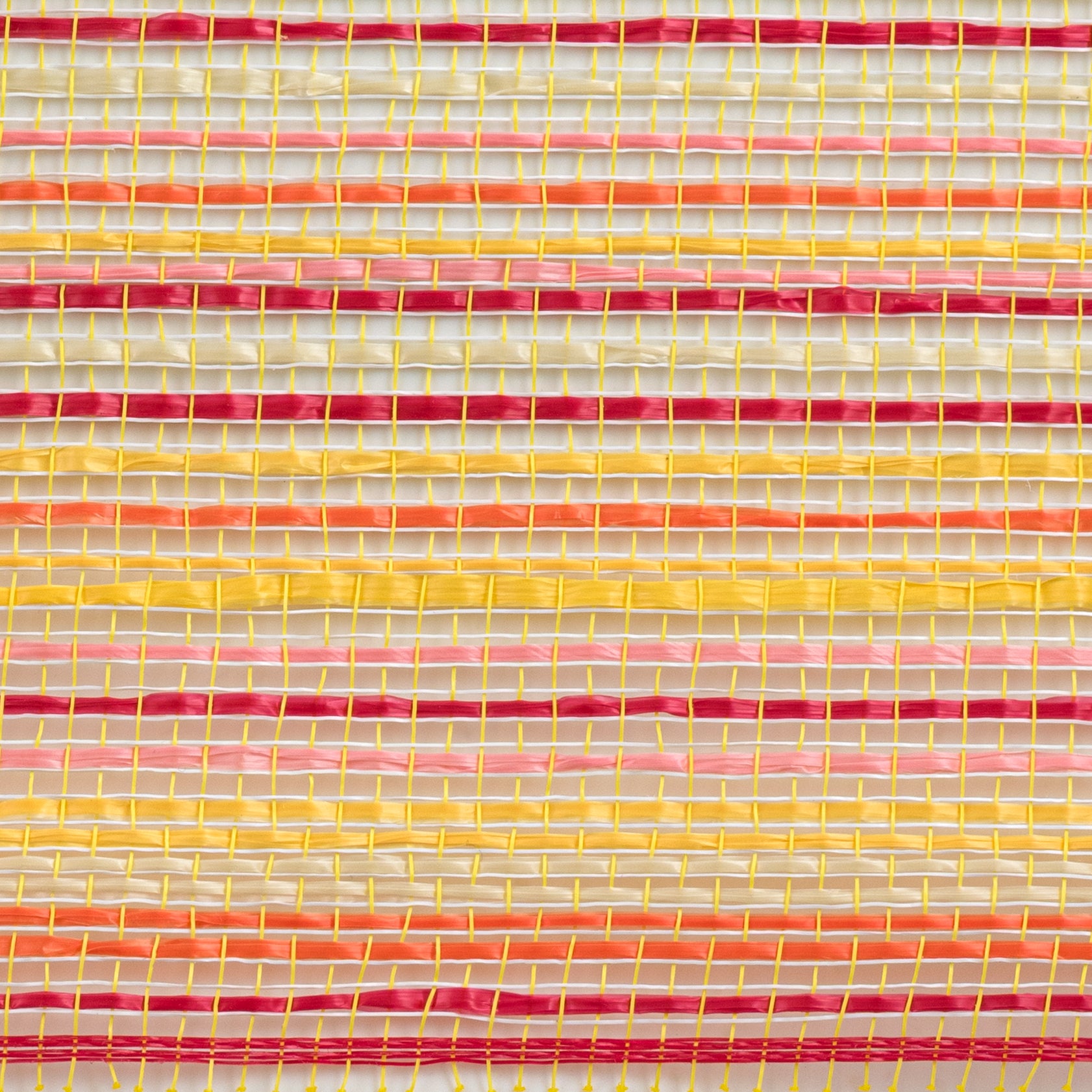 10" Vertical Wide Strip Striation Mesh: Multicolor Warm