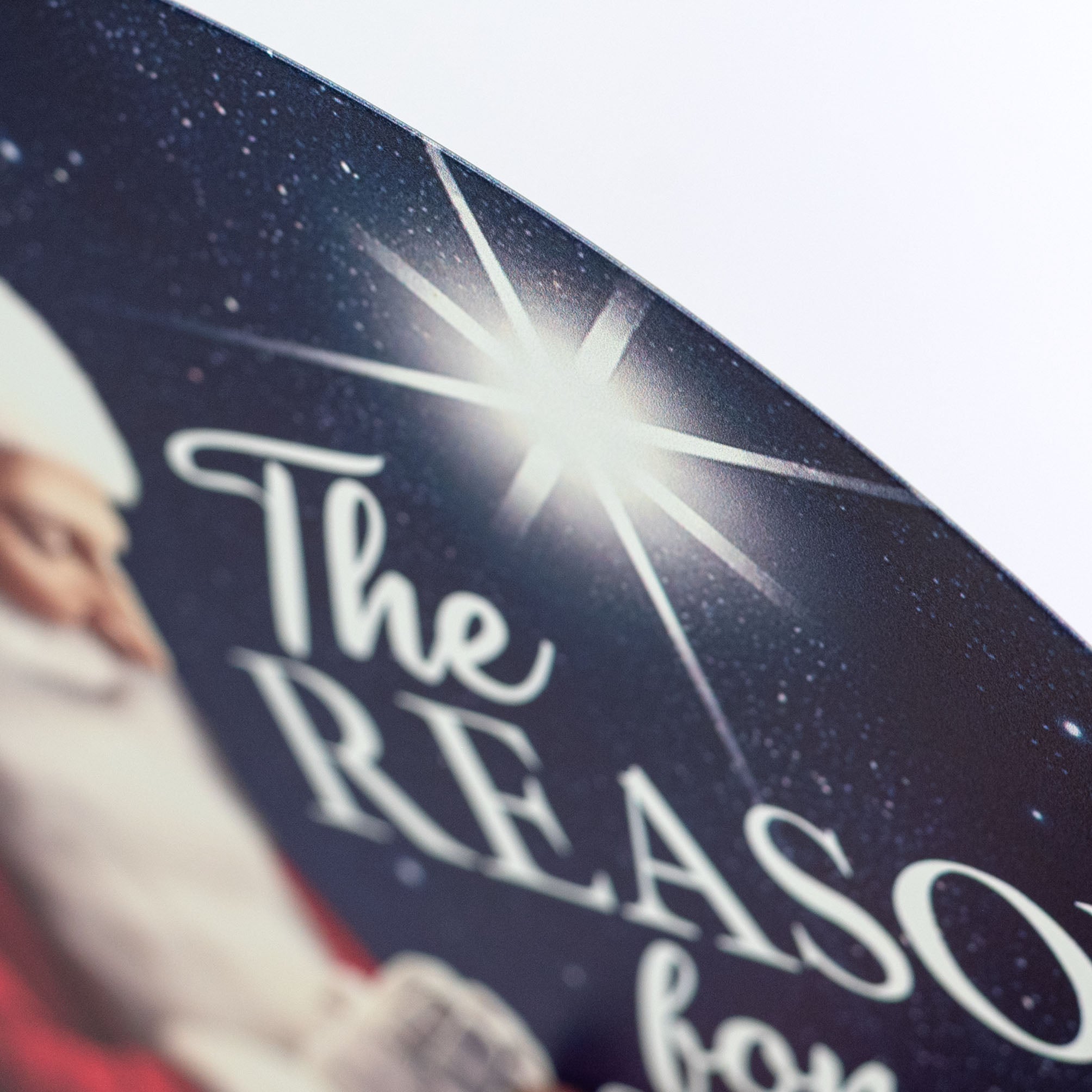 12" Round Metal Sign: The Reason for the Christmas Season