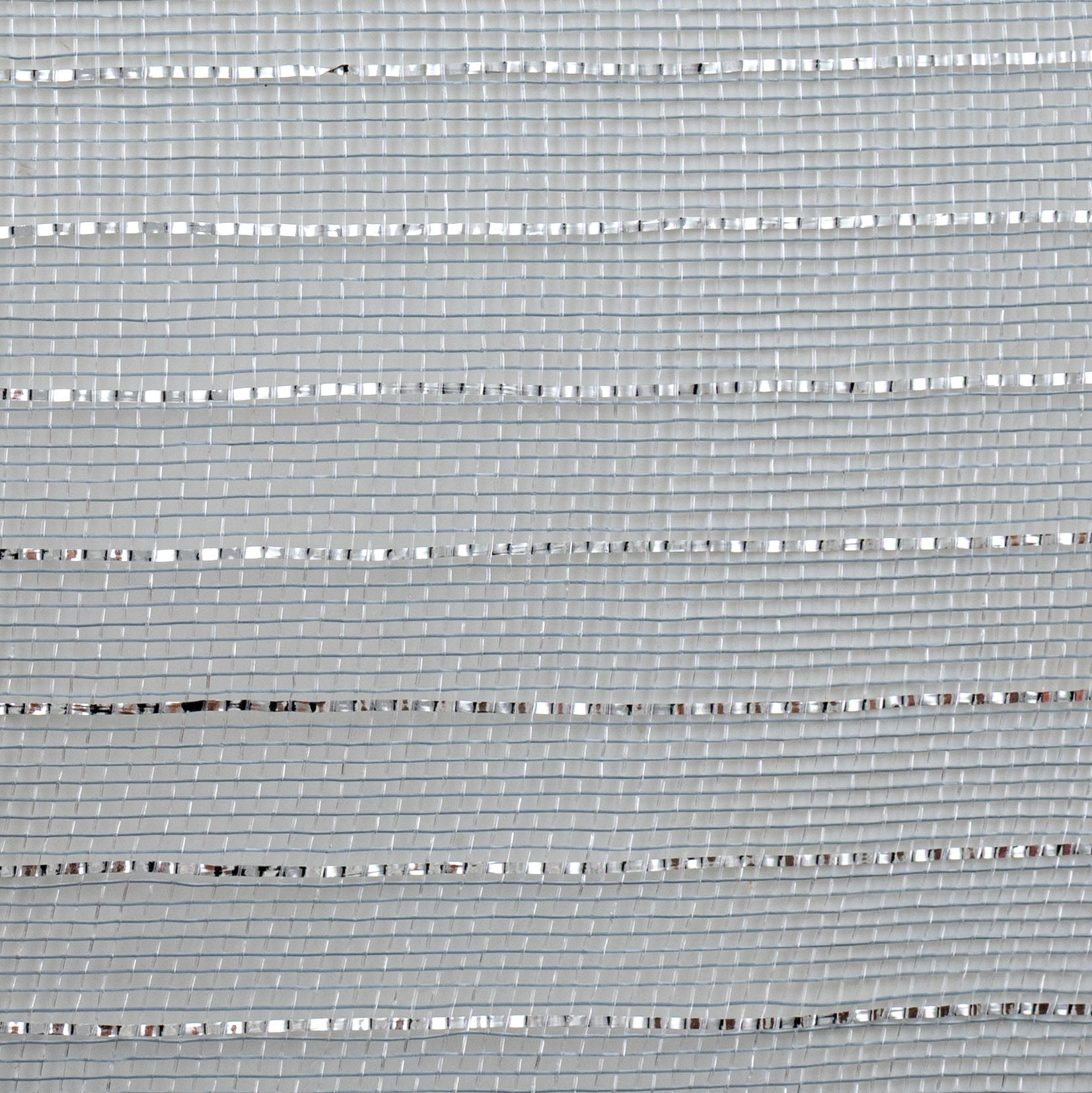 10" Metallic Fine Weave Deco Mesh: Silver & Silver