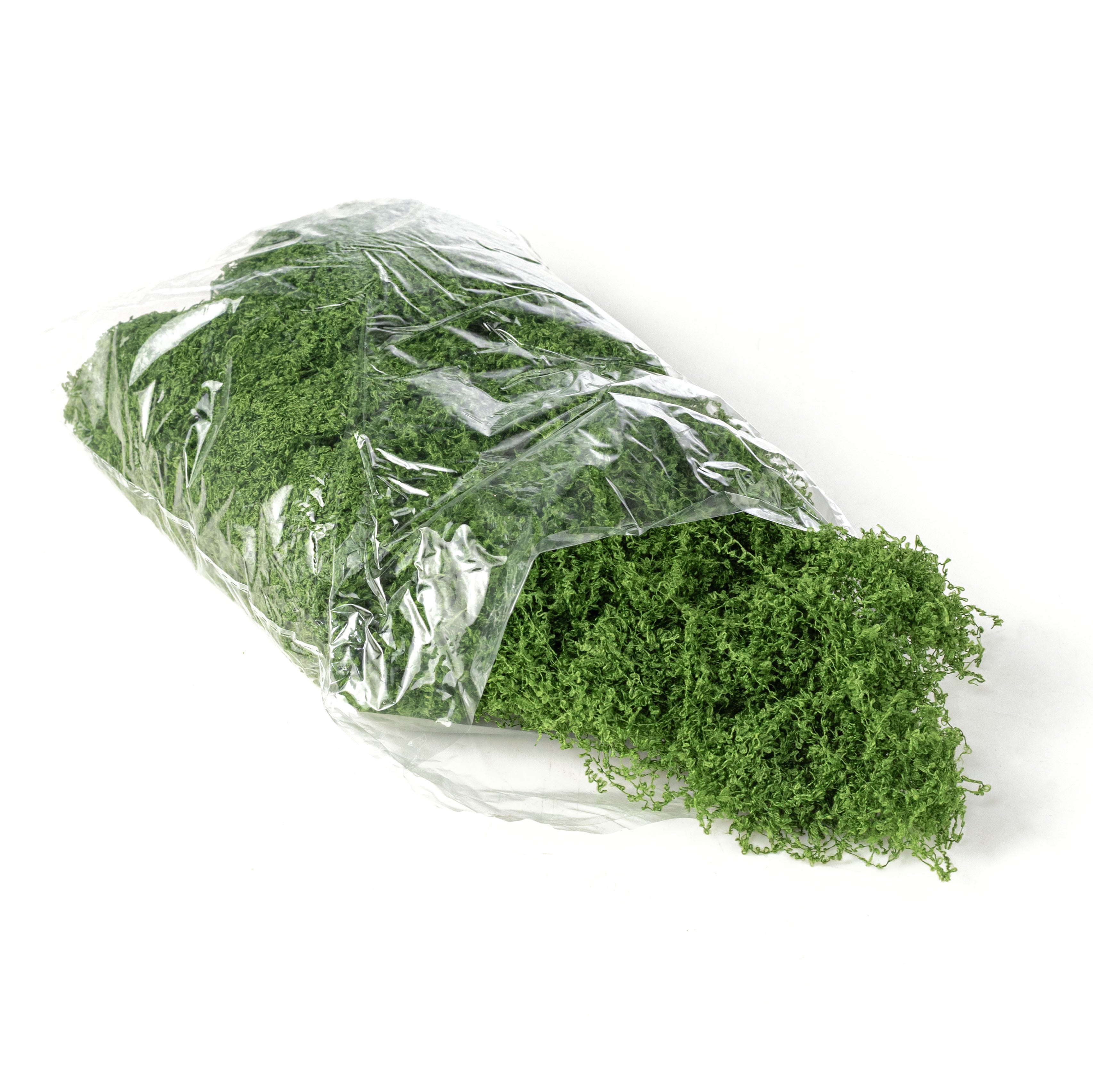 Artificial Fabric Moss: Dark Green (100 Gram Bag)
