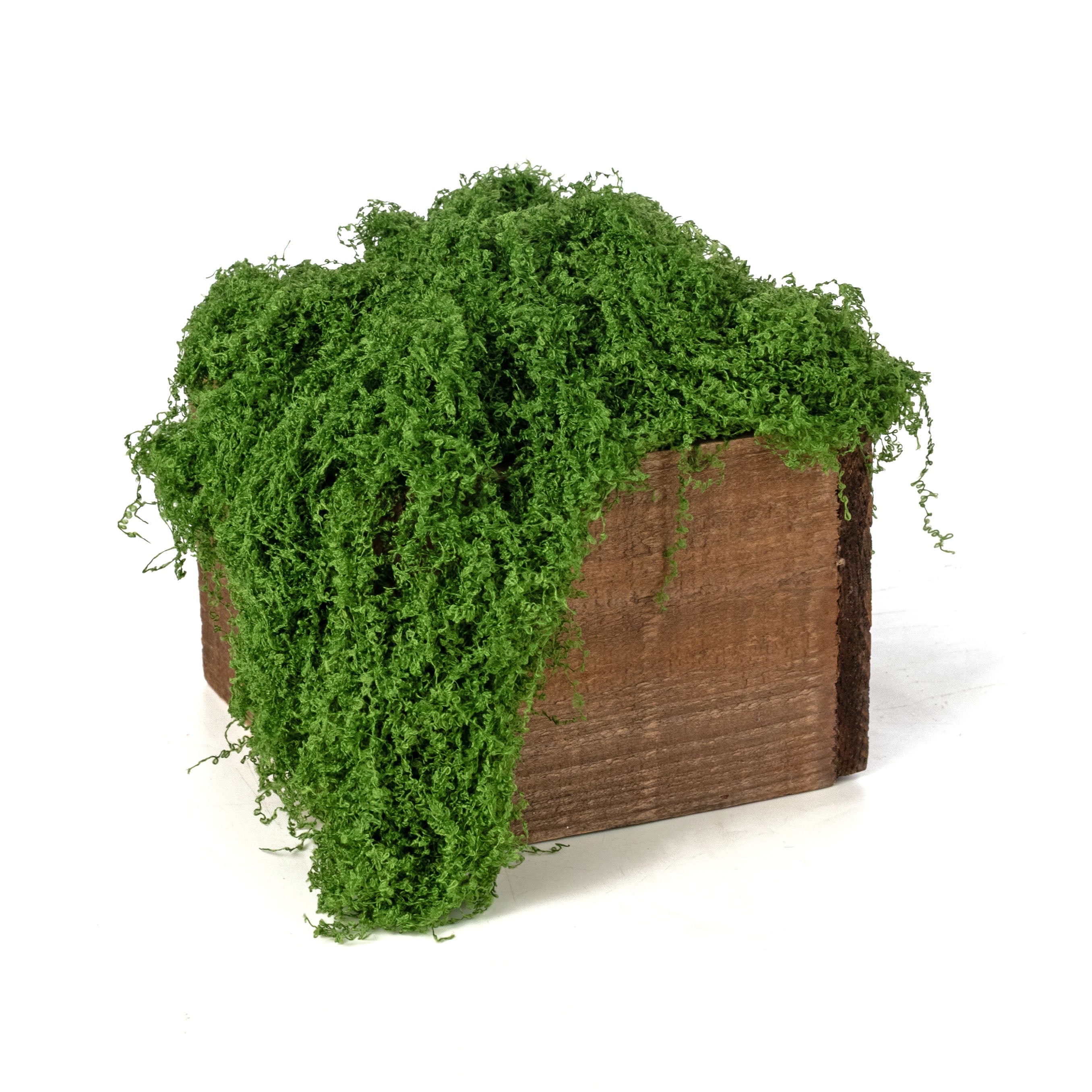 Artificial Fabric Moss: Dark Green (100 Gram Bag)
