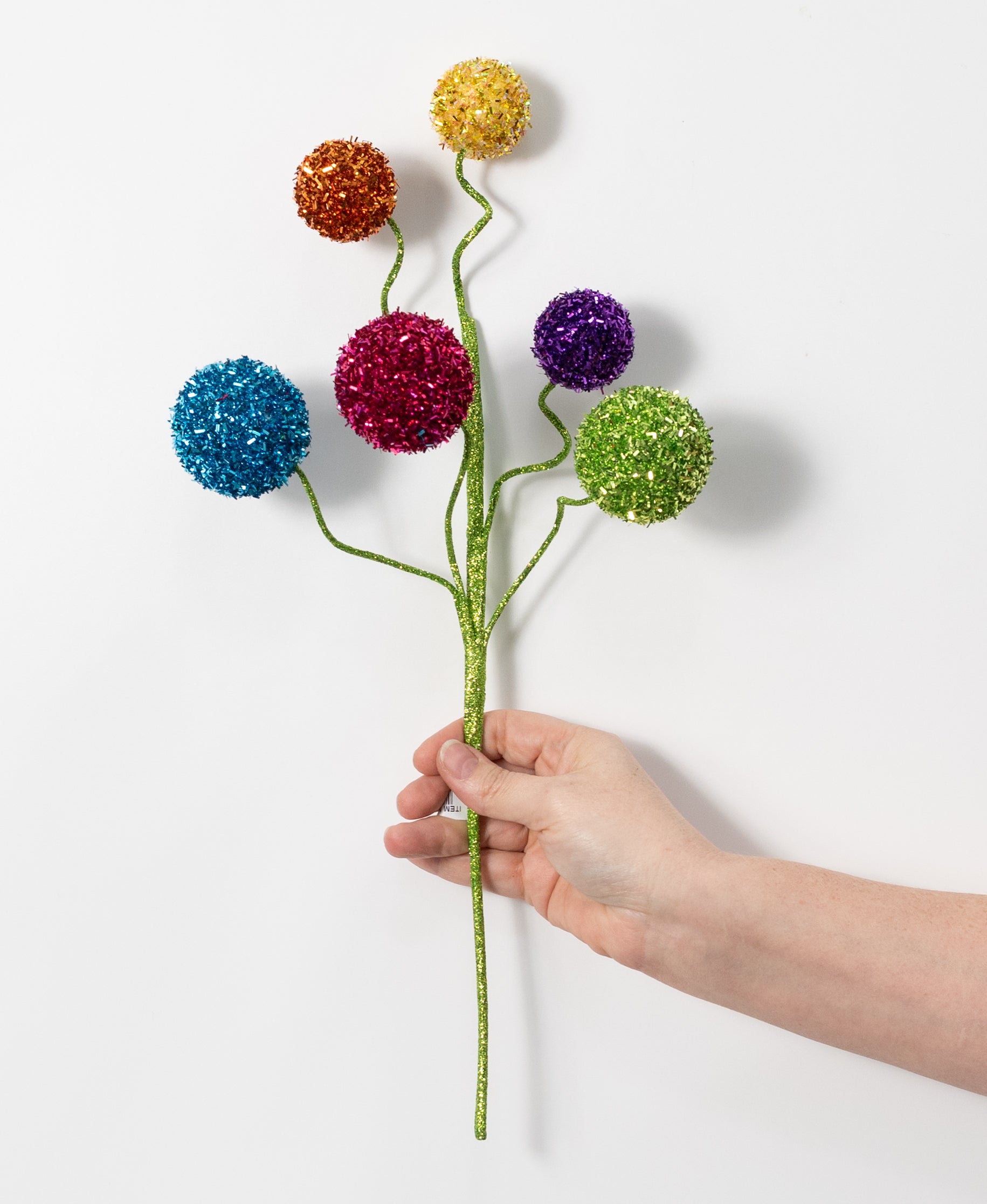 20" V-Cut Foil Ball Spray: Fiesta Multicolor