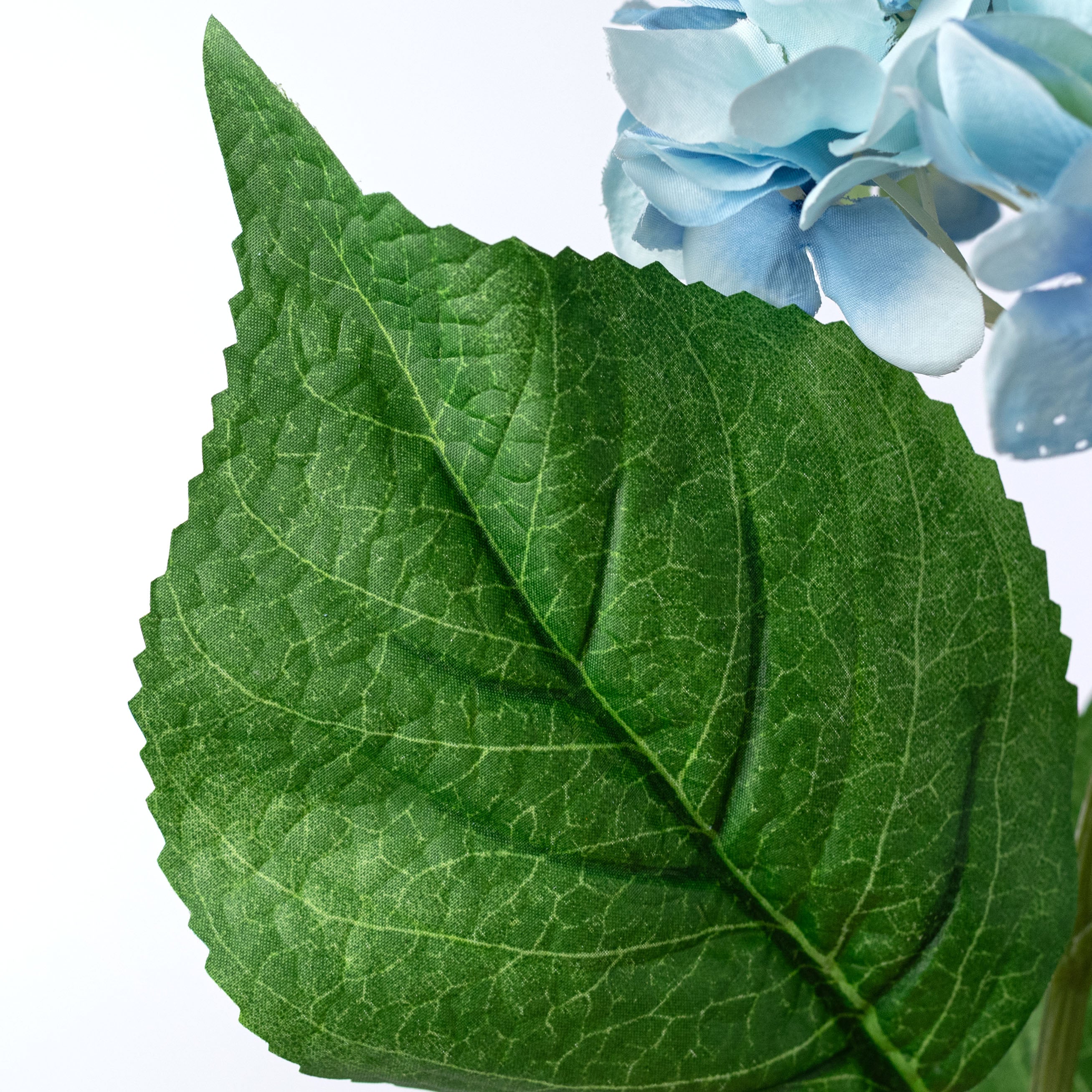 26" Single Hydrangea Stem Spray: Blue