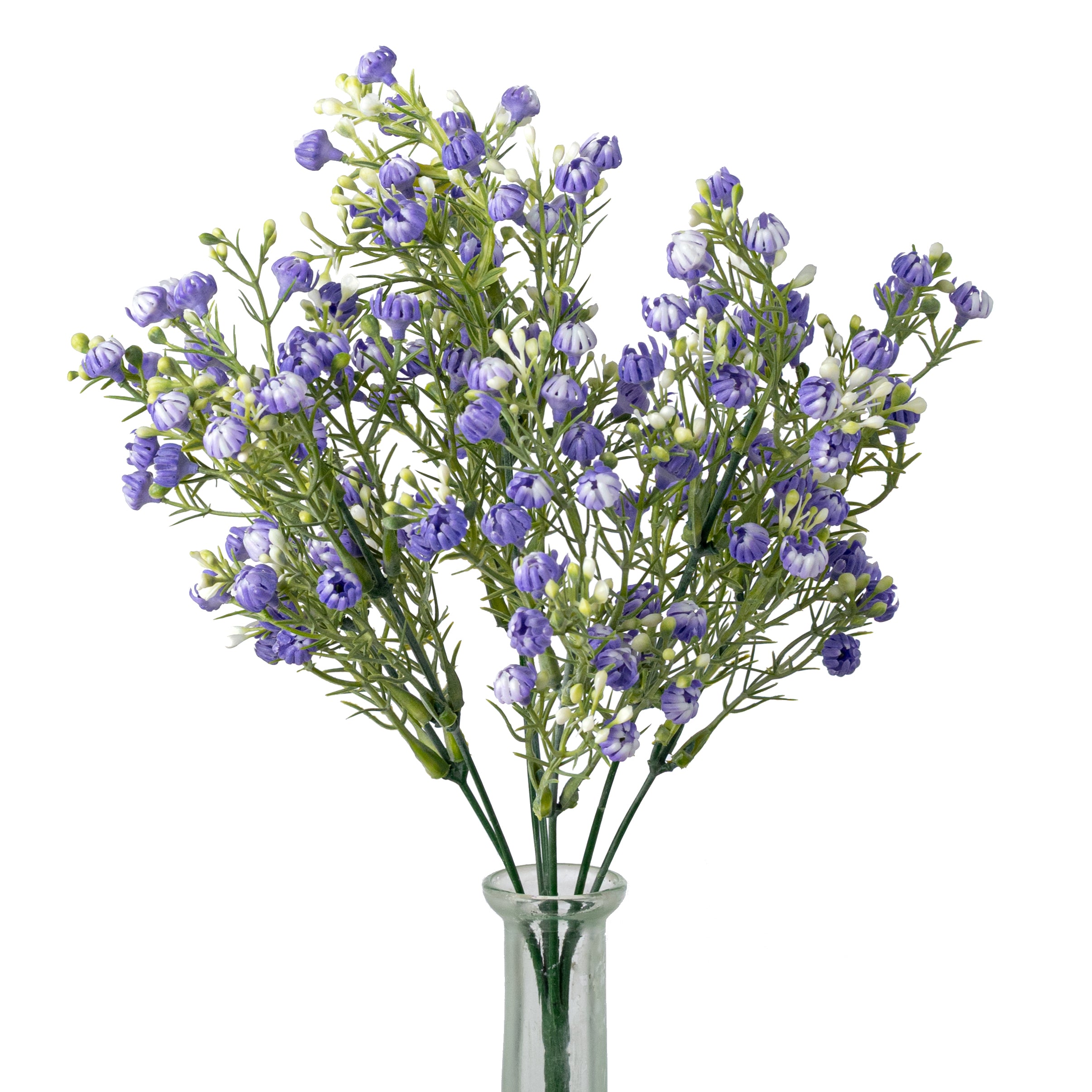 13" Closed Baby's Breath Gypsophila Bush: Lavender