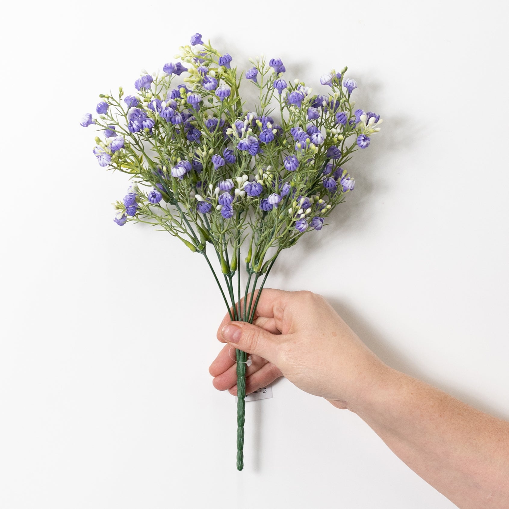 13" Closed Baby's Breath Gypsophila Bush: Lavender