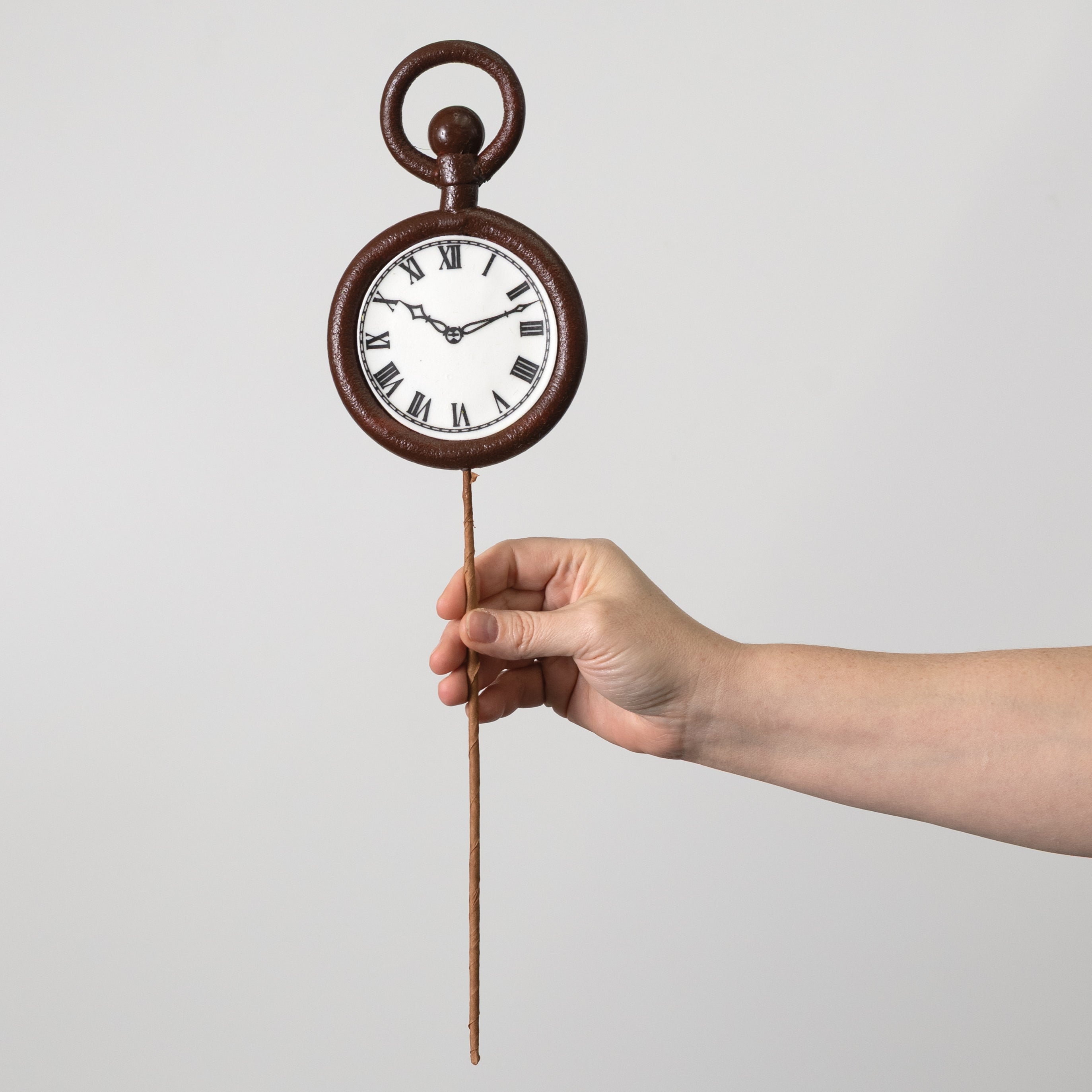 4.5" x 17" Stopwatch Clock Pick: Brown