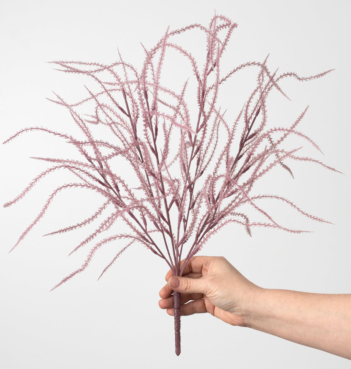 22" Plastic Willow Branches Bush: Mauve Pink
