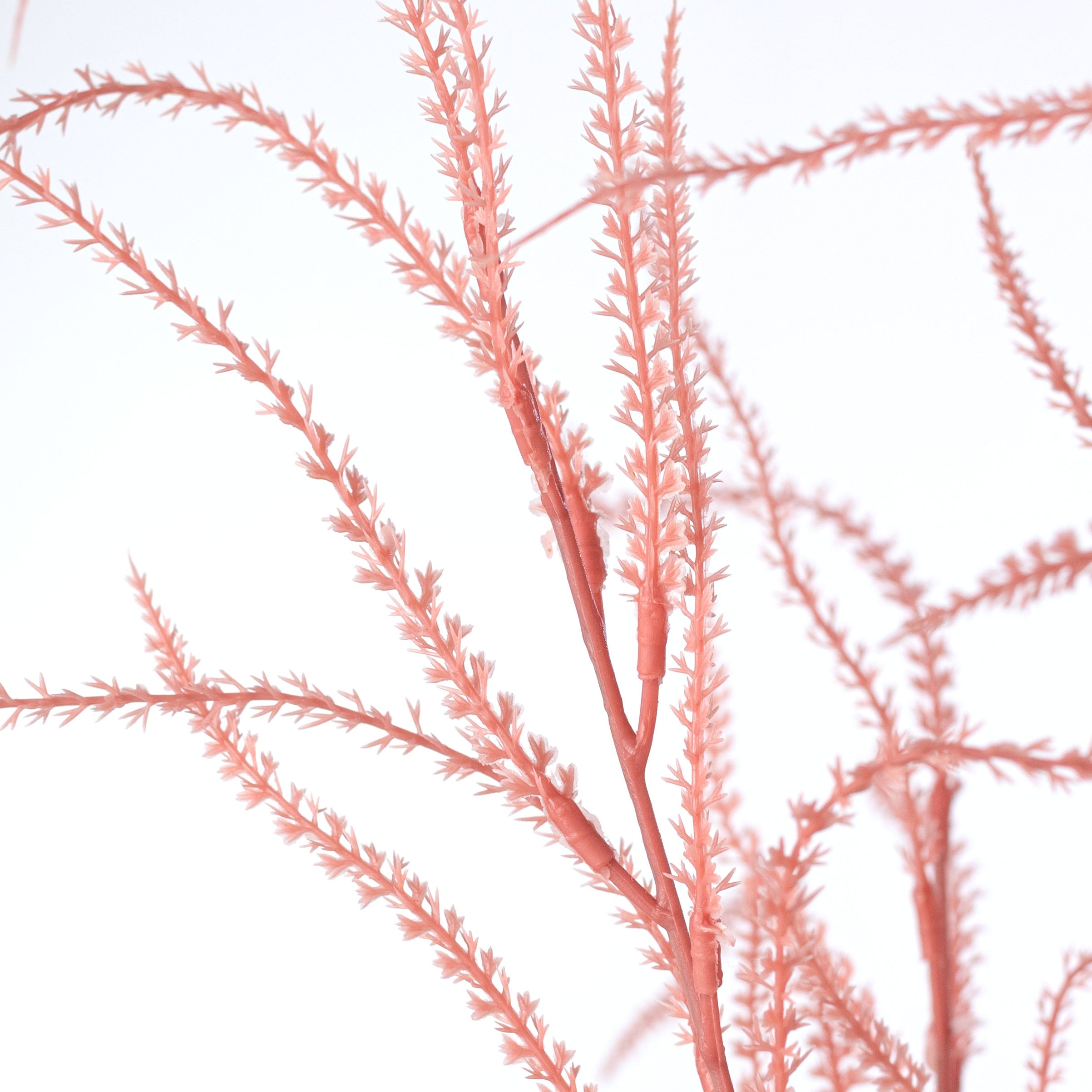 22" Plastic Willow Branches Bush: Coral Pink