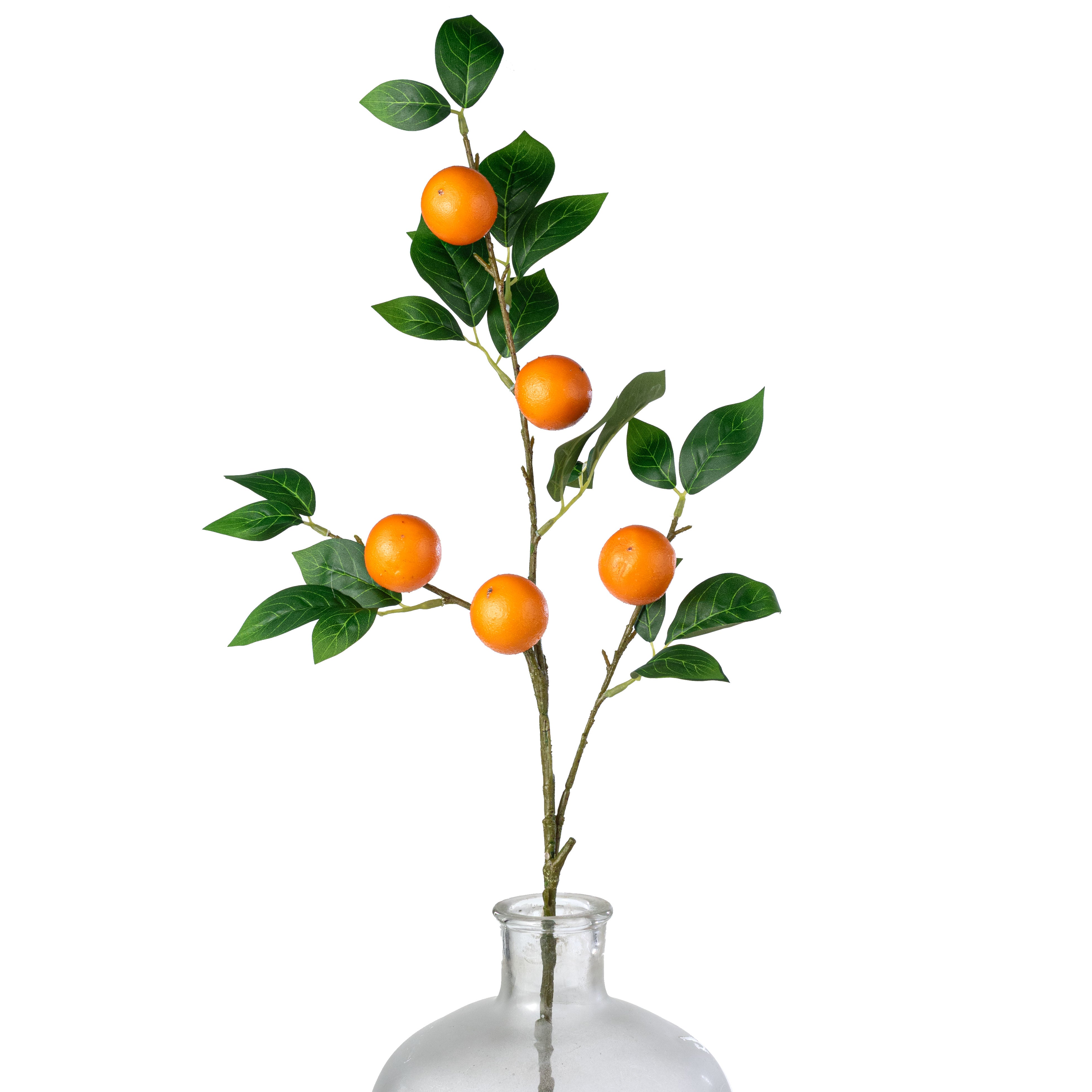 33" Artificial Oranges & Leaves Spray