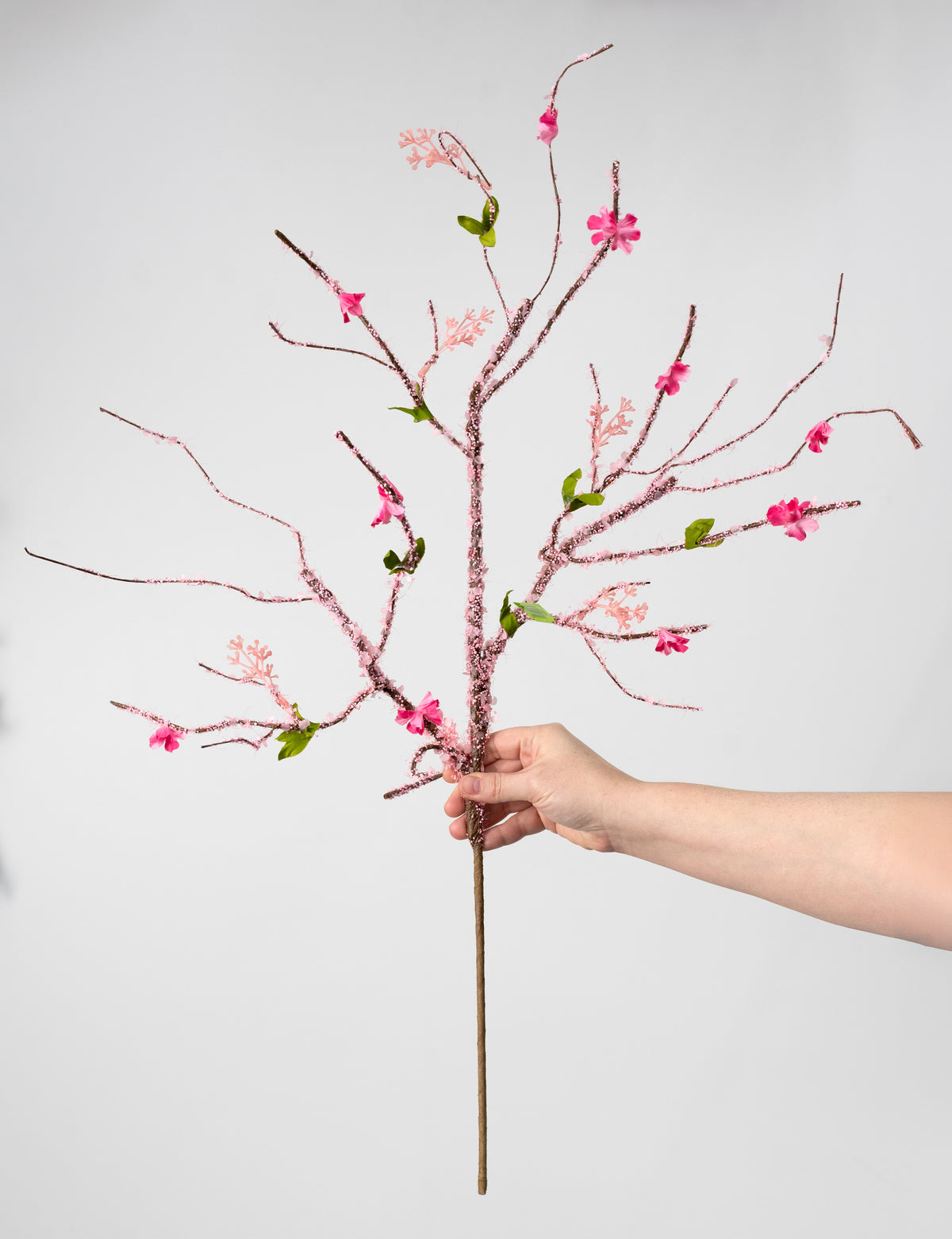 31" Cherry Blossom Spray: Pink