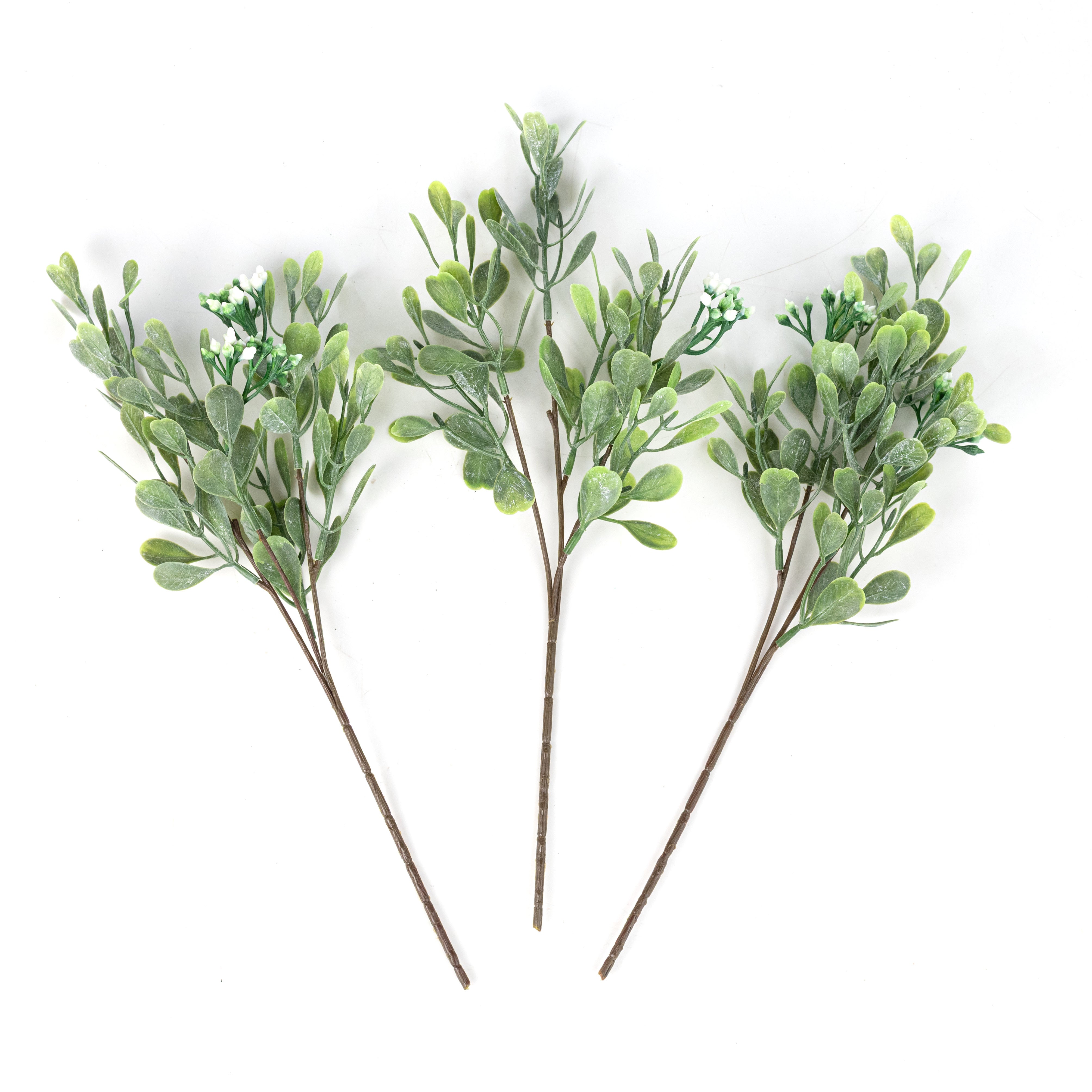 15" Artificial Eucalyptus & Berry Bundle: Dusted Green