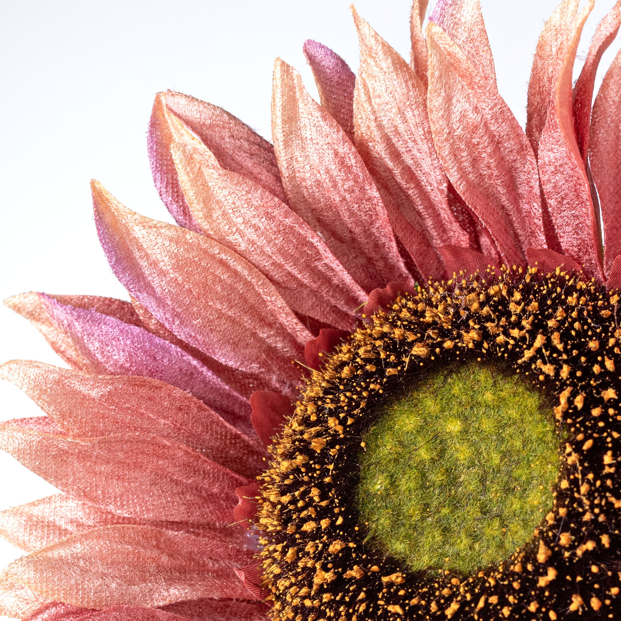 8" x 29" Velvet Sunflower Stem: Dusty Rose