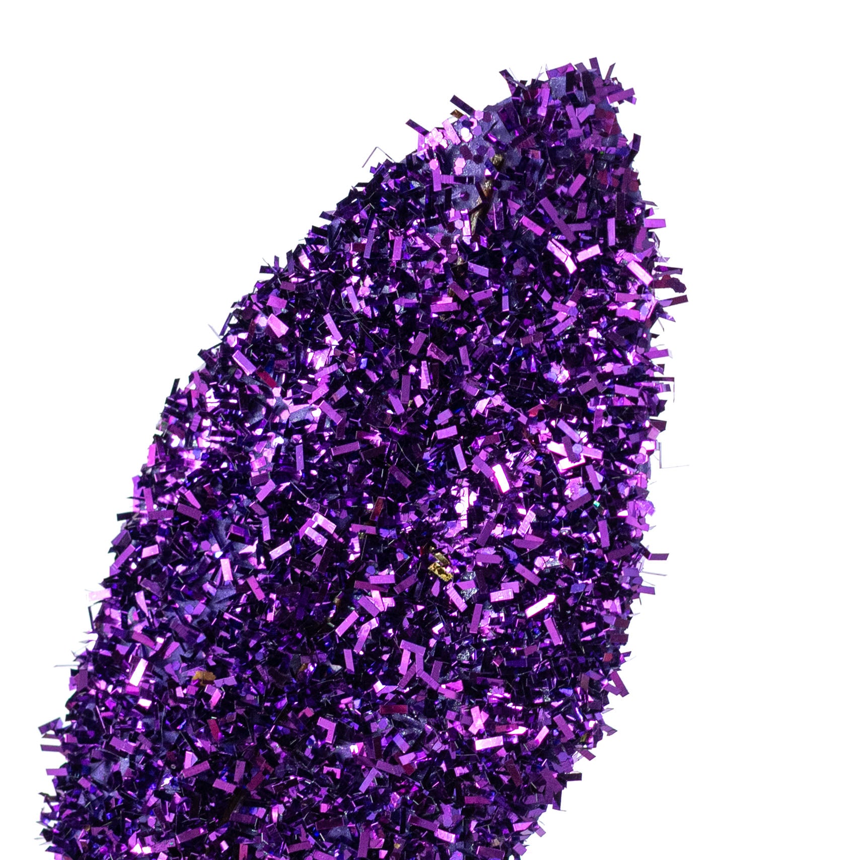 27" V-Cut Foil Magnolia Leaf Spray: Mardi Gras