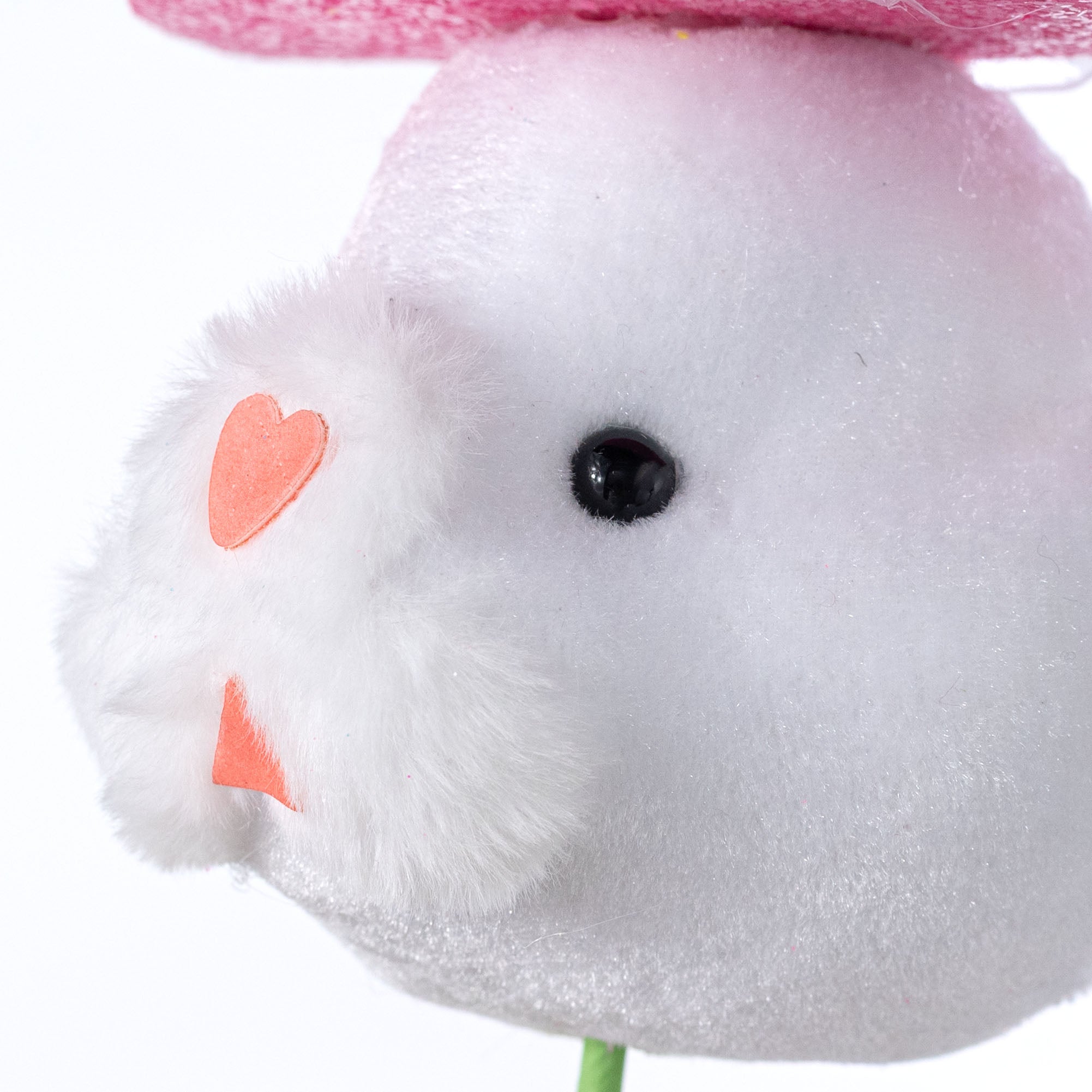 21" Bunny Top Hat Spray: Pink Flowers