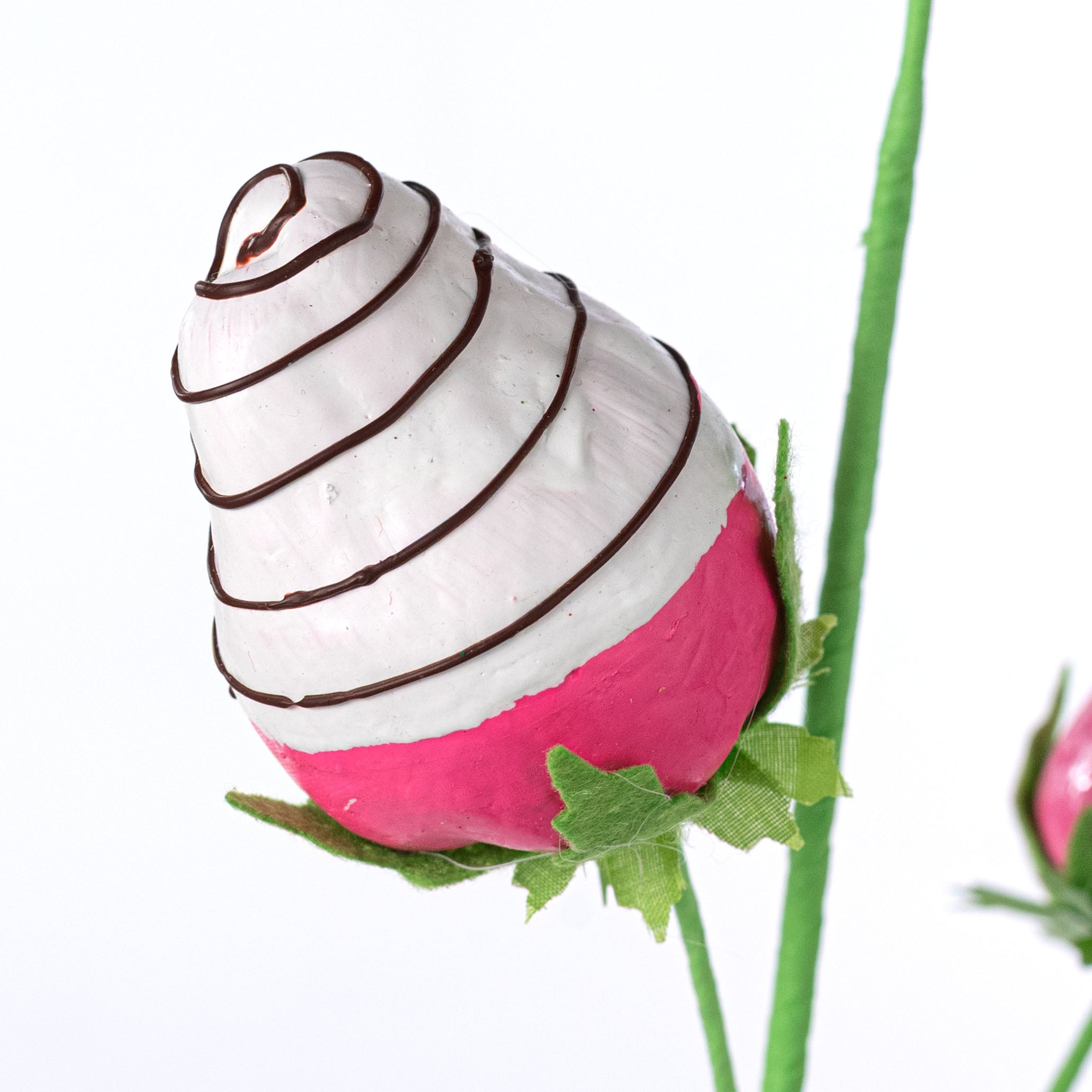 22" Dipped Strawberries Pick: White Chocolate