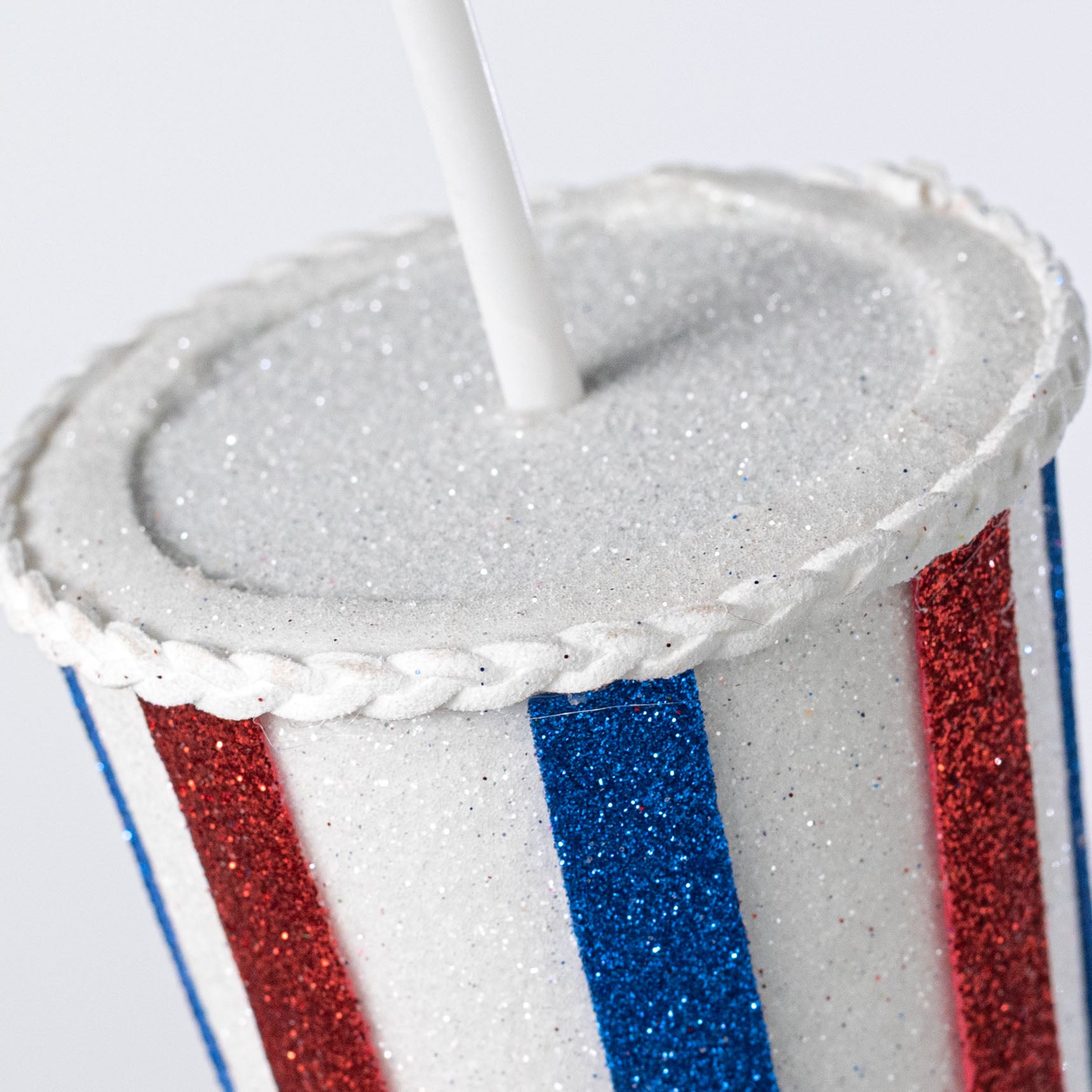 20" Soda Cup Pick: Red, White & Blue