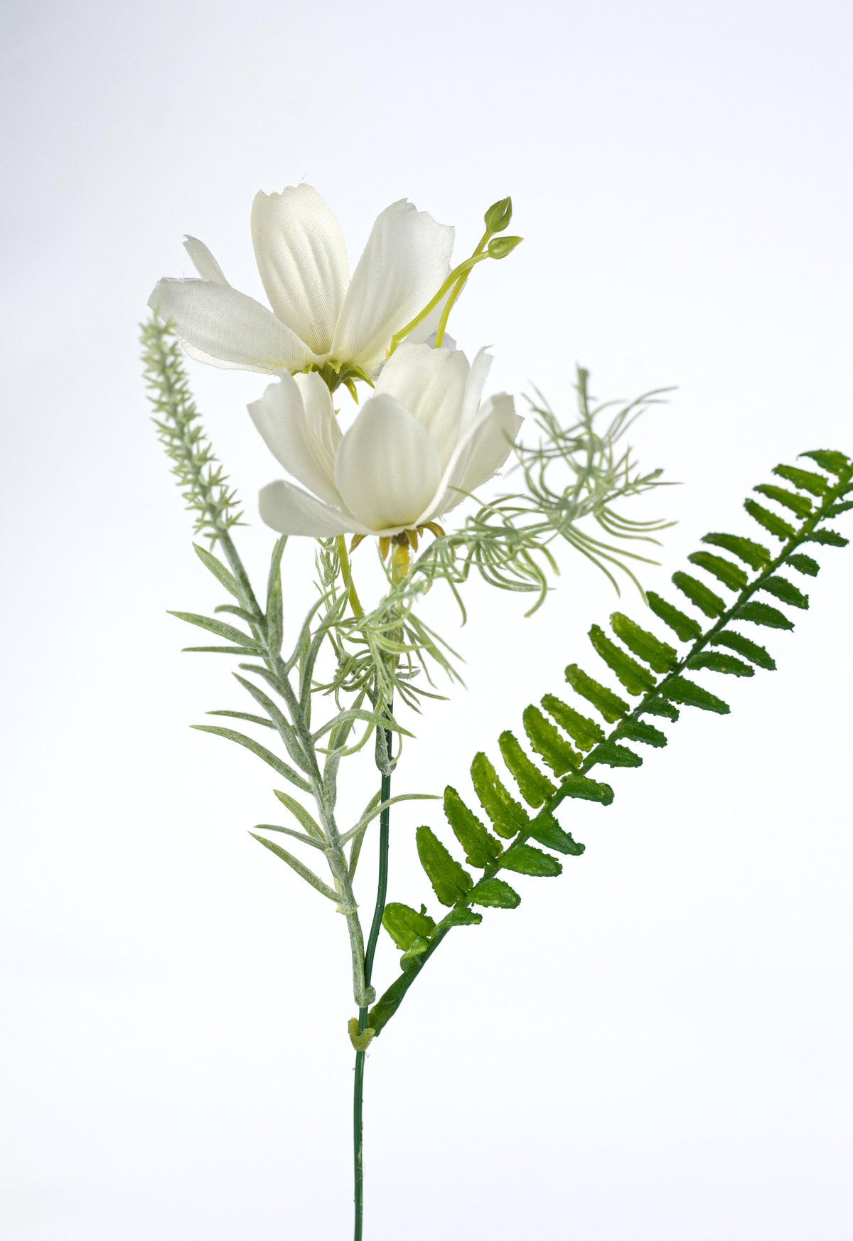 16" Cosmos Bush: Cream (5 Stem)