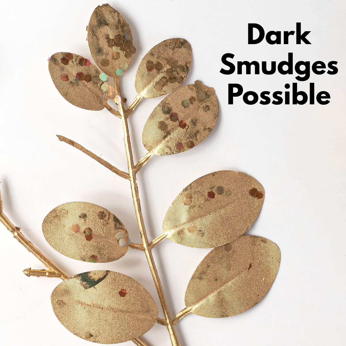 [IMPERFECT] 36" Metallic Leaves Spray: Gold Lifestyle Photo