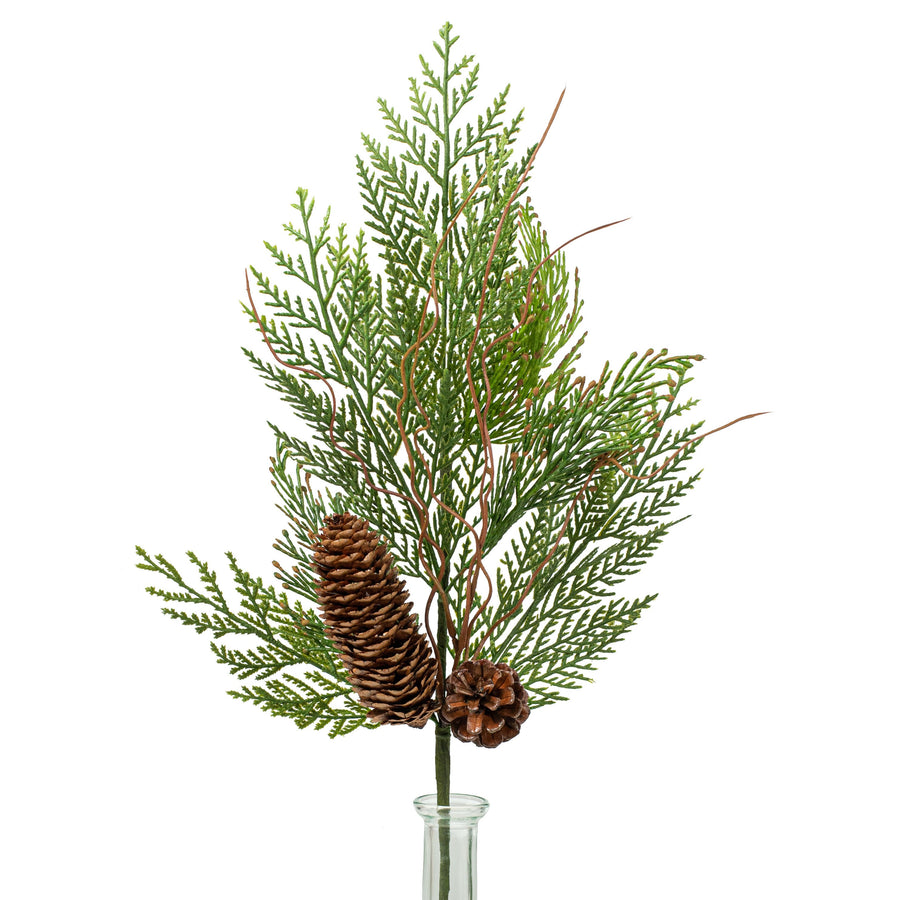 22" Incense Cedar & Cone Spray Item Number: 137804