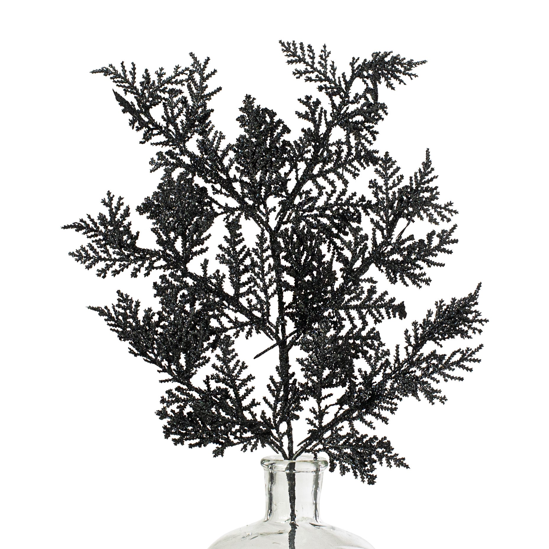19" Incense Cedar Glitter Spray: Black Item Number: 262335