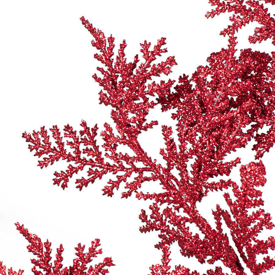 19" Incense Cedar Glitter Spray: Burgundy Lifestyle Photo