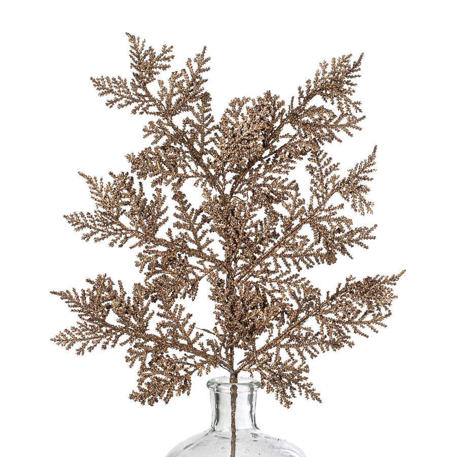 19" Incense Cedar Glitter Spray: Deep Brown Item Number: 100907