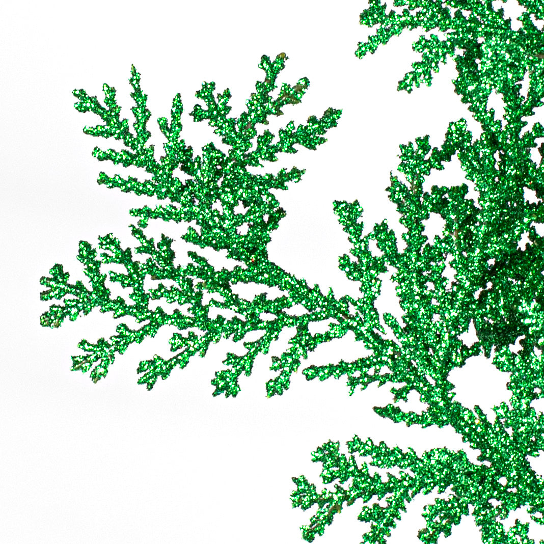 19" Incense Cedar Glitter Spray: Emerald Green Lifestyle Photo