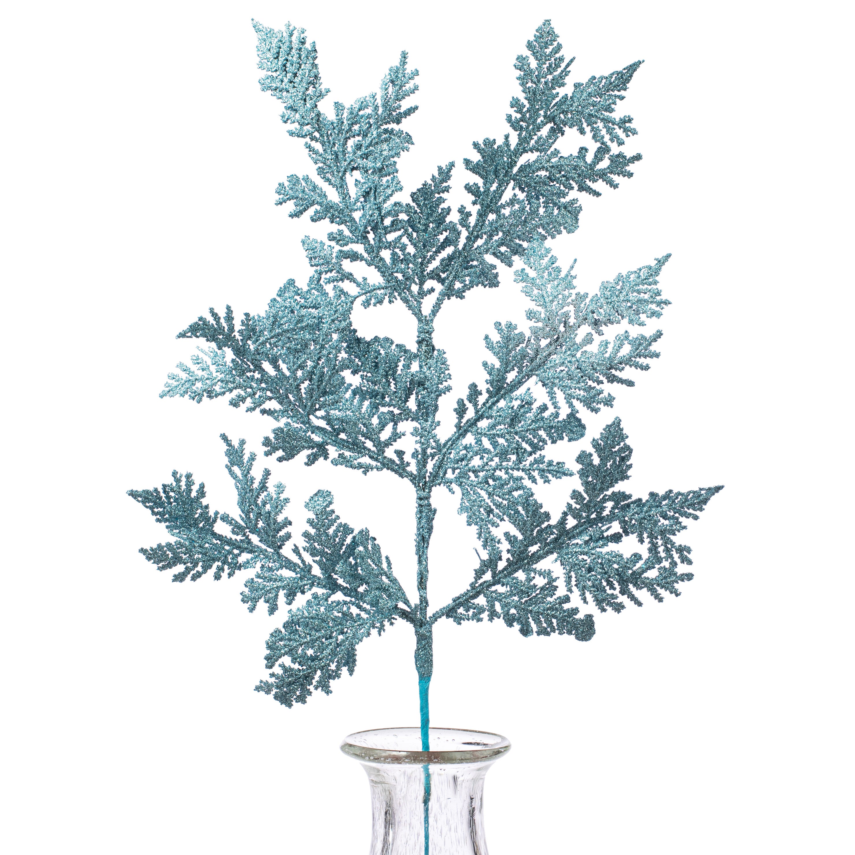 19" Incense Cedar Glitter Spray: Glacier Blue Item Number: 271842