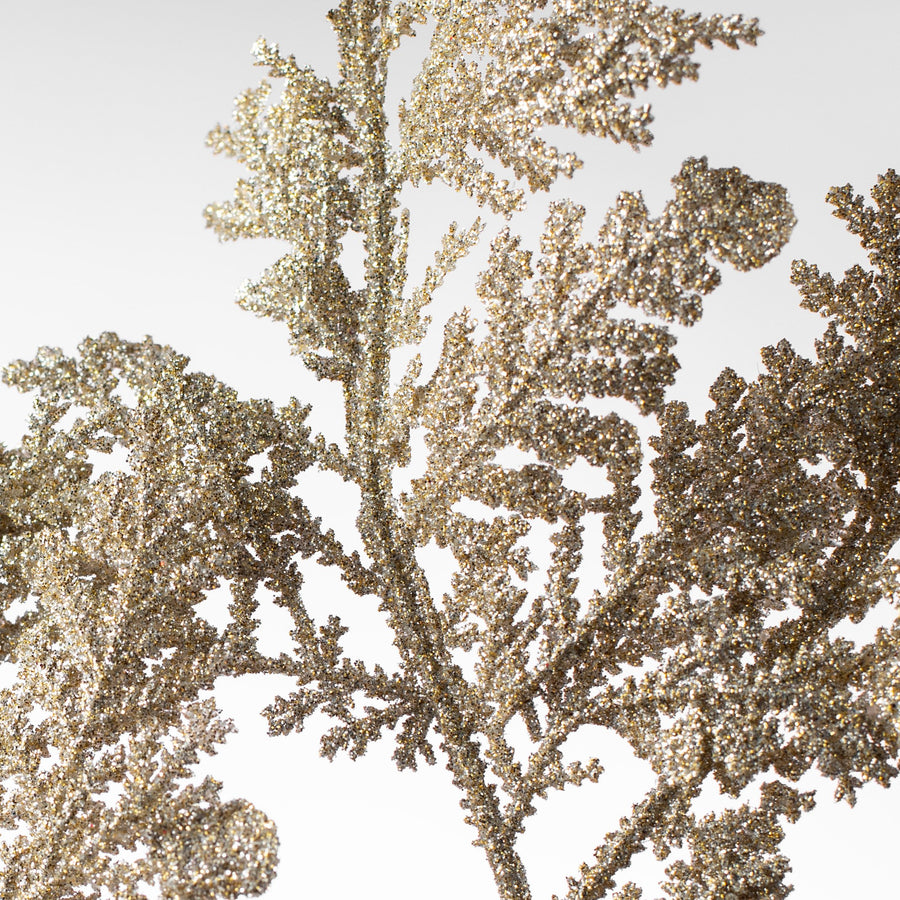 19" Incense Cedar Glitter Spray: Platinum detail photo 3