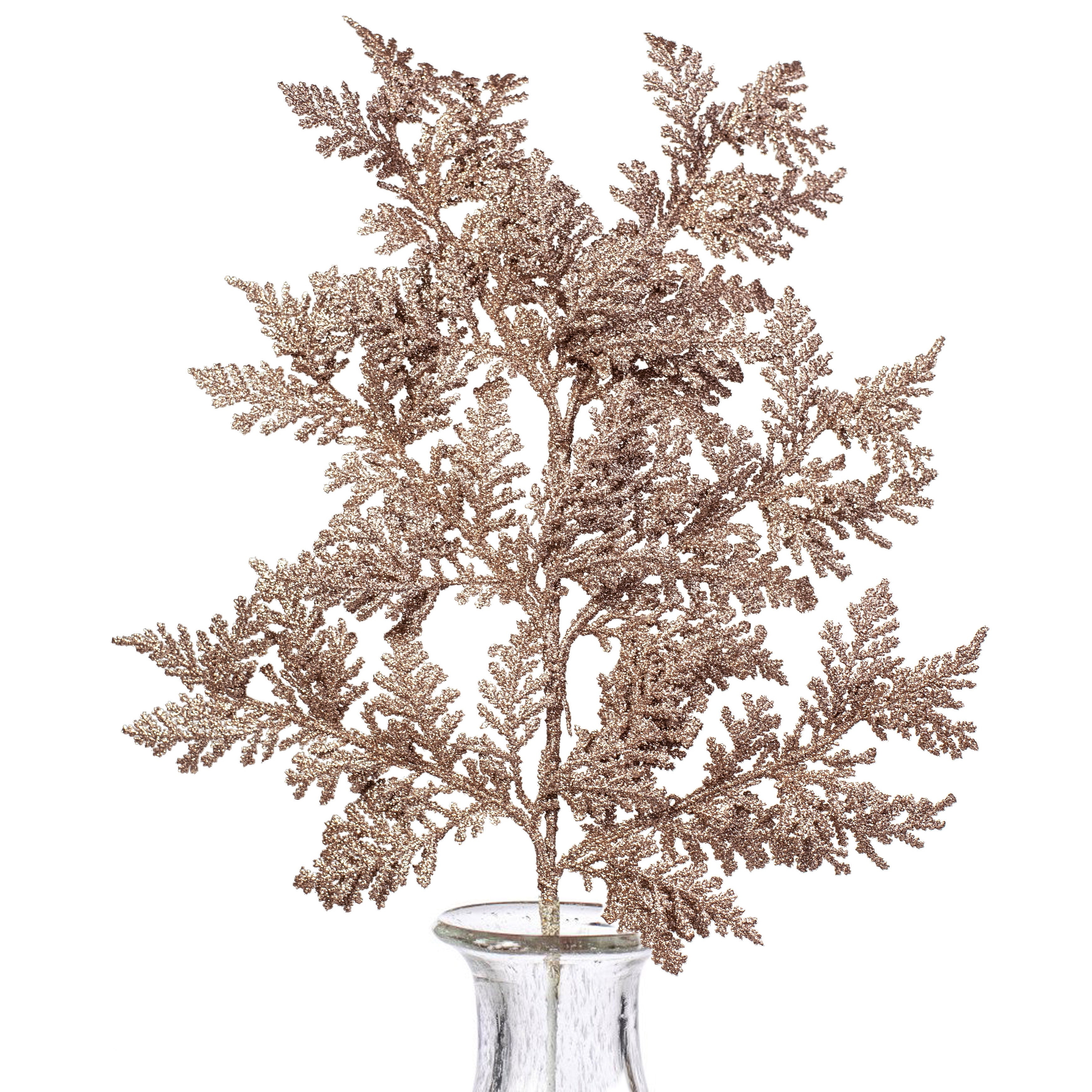 19" Incense Cedar Glitter Spray: Rose Gold Item Number: 262339