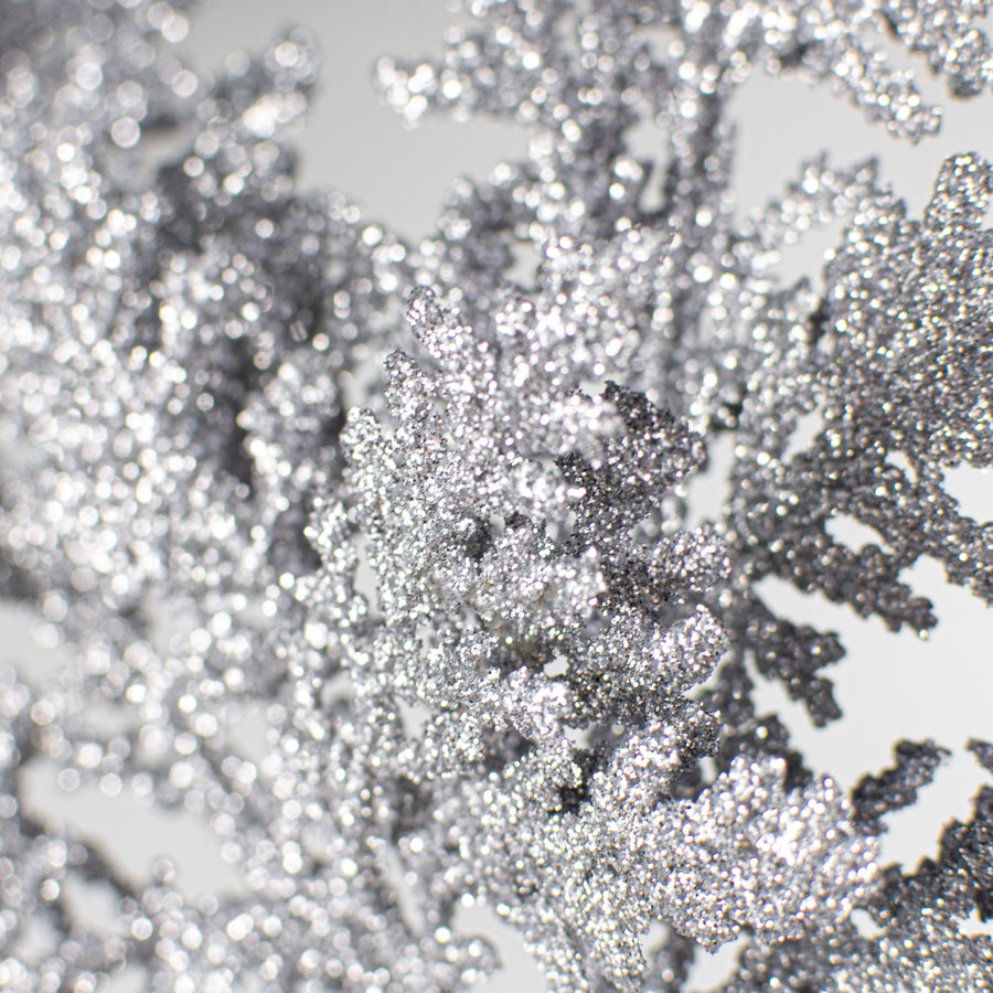 19" Incense Cedar Glitter Spray: Silver Lifestyle Photo