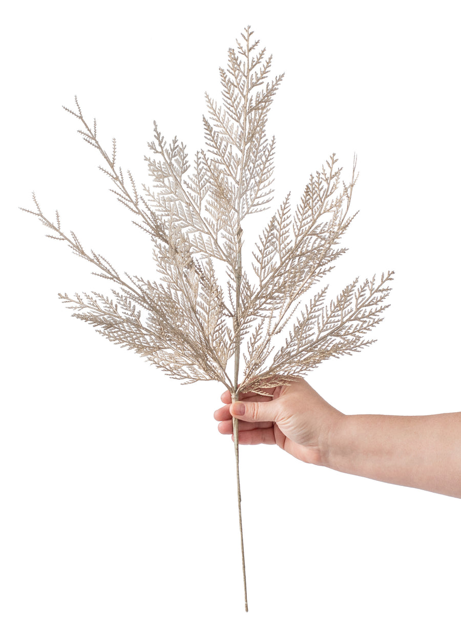 24" Incense Cedar Spray: Champagne detail photo 3